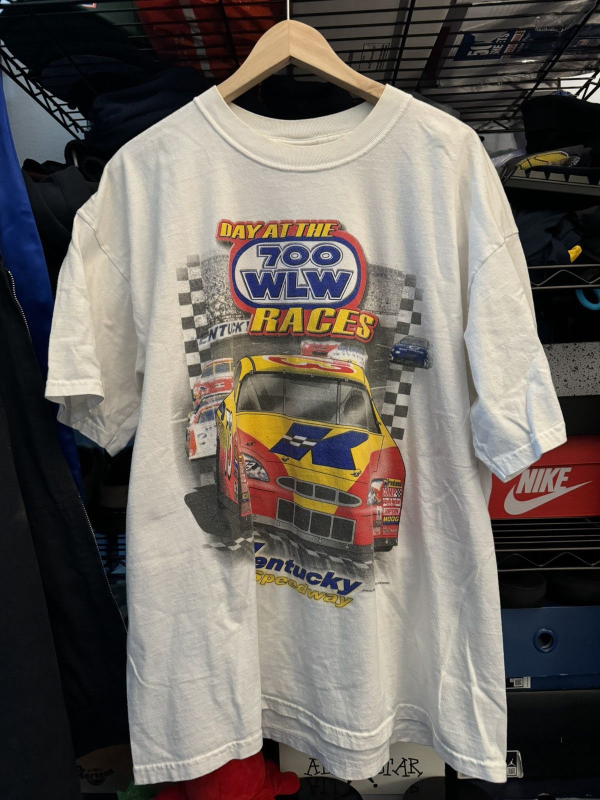 NASCAR × Vintage Vintage Nascar Kentucky Speedway Tee Size US XL / EU 56 / 4 - 1 Thumbnail