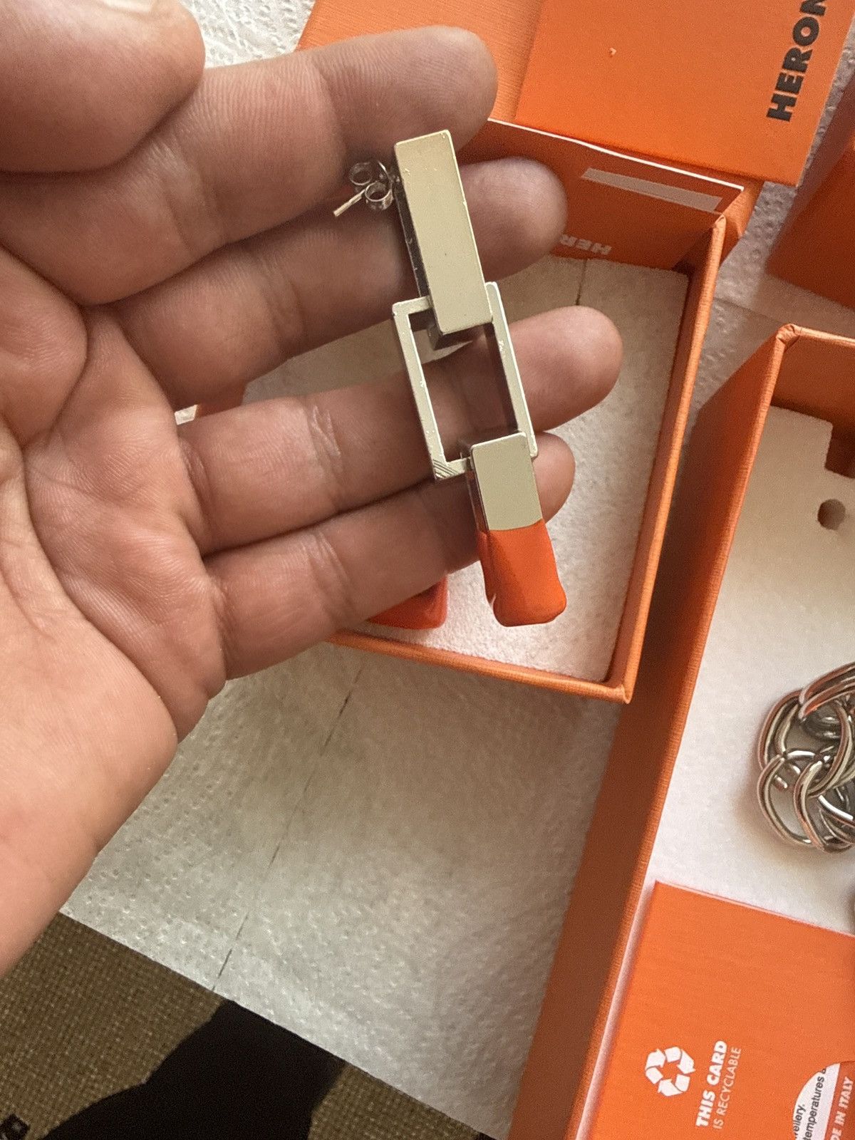 Heron Preston Luxury Heron Preston earings Size ONE SIZE - 2 Thumbnail