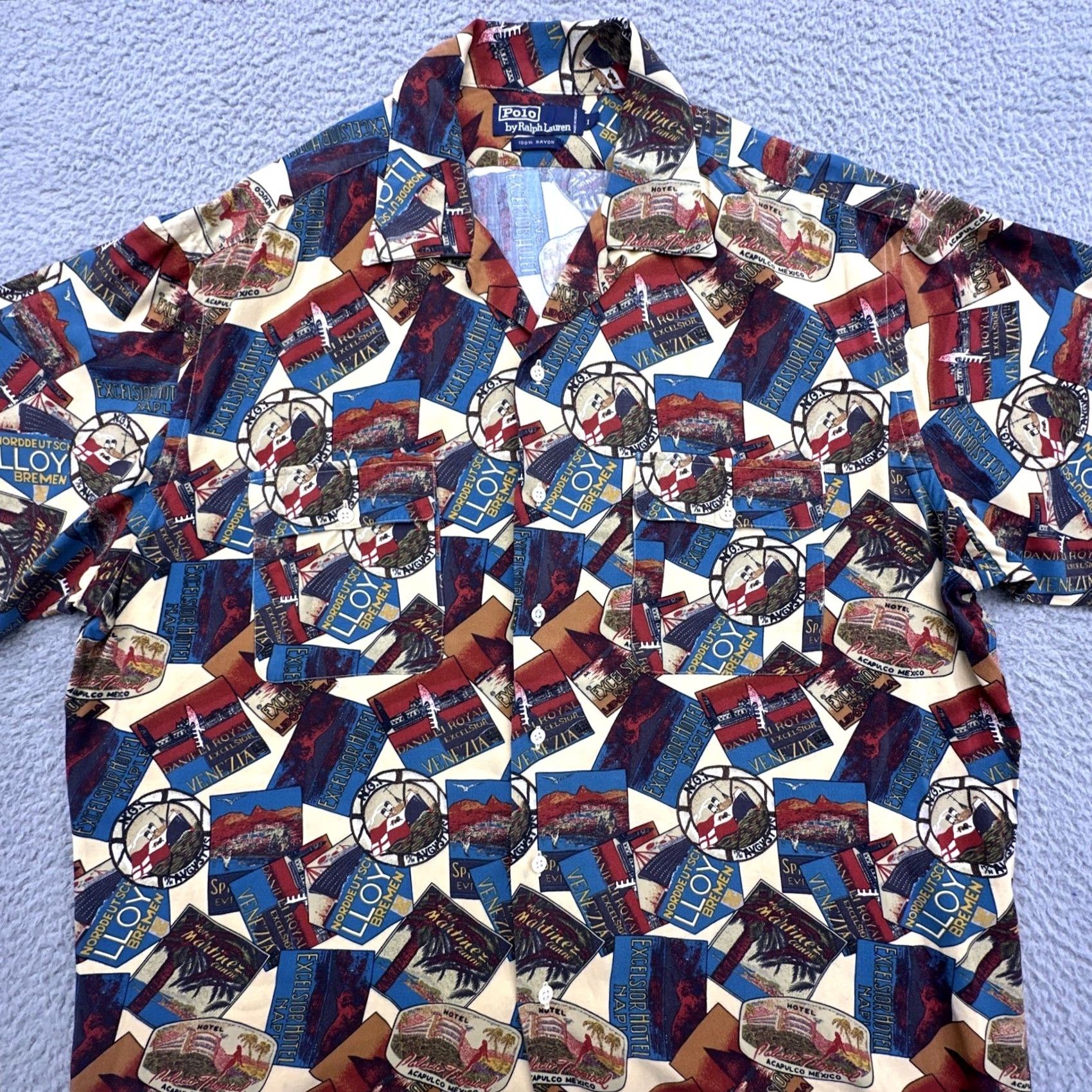 Ralph Lauren VINTAGE Polo Ralph Lauren Shirt S/M L Cotton? Size US L / EU 52-54 / 3 - 3 Thumbnail