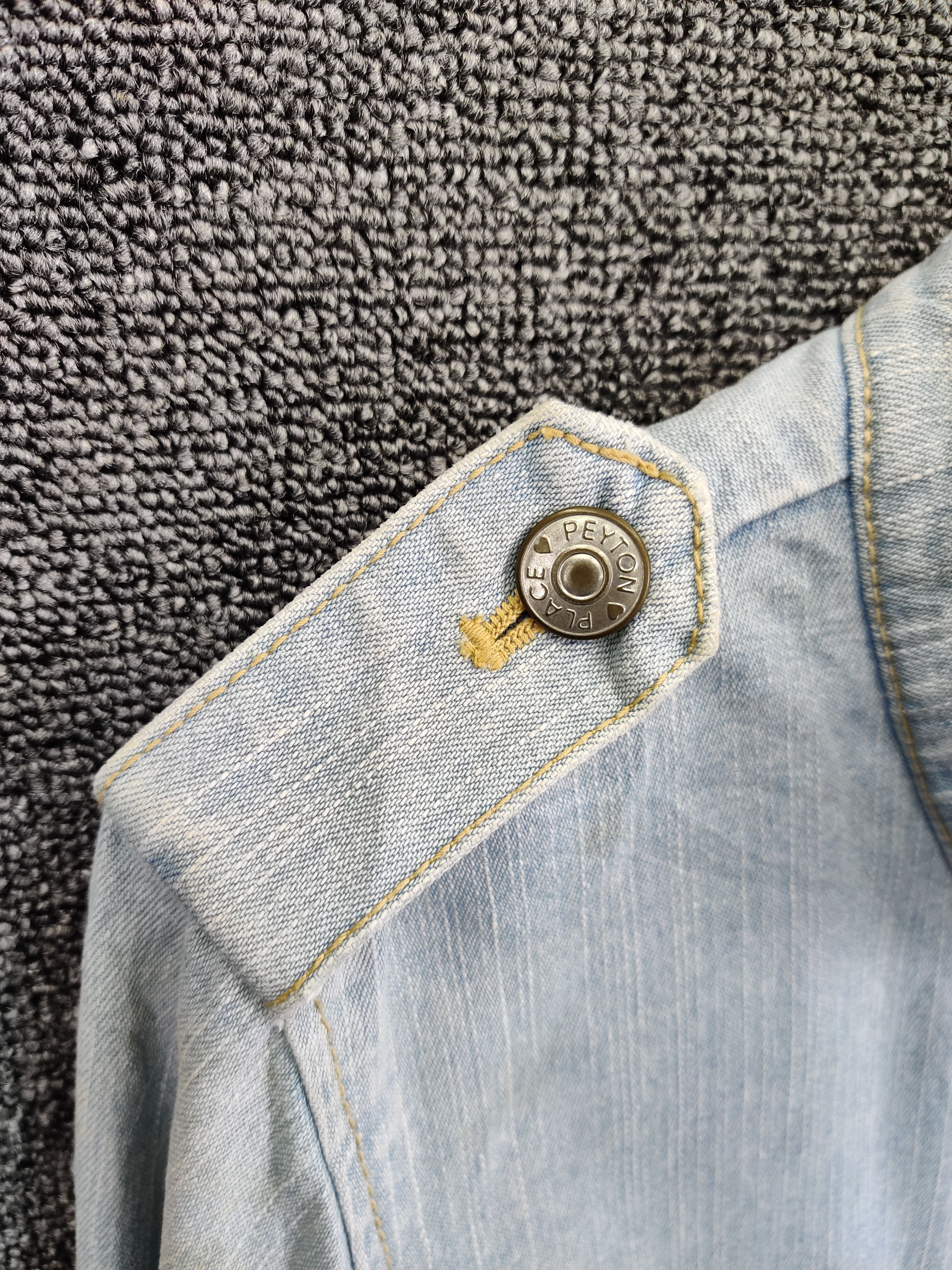 Japanese Brand Vintage Peyton Place Denim Jacket Nice Design Size US M / EU 48-50 / 2 - 9 Thumbnail