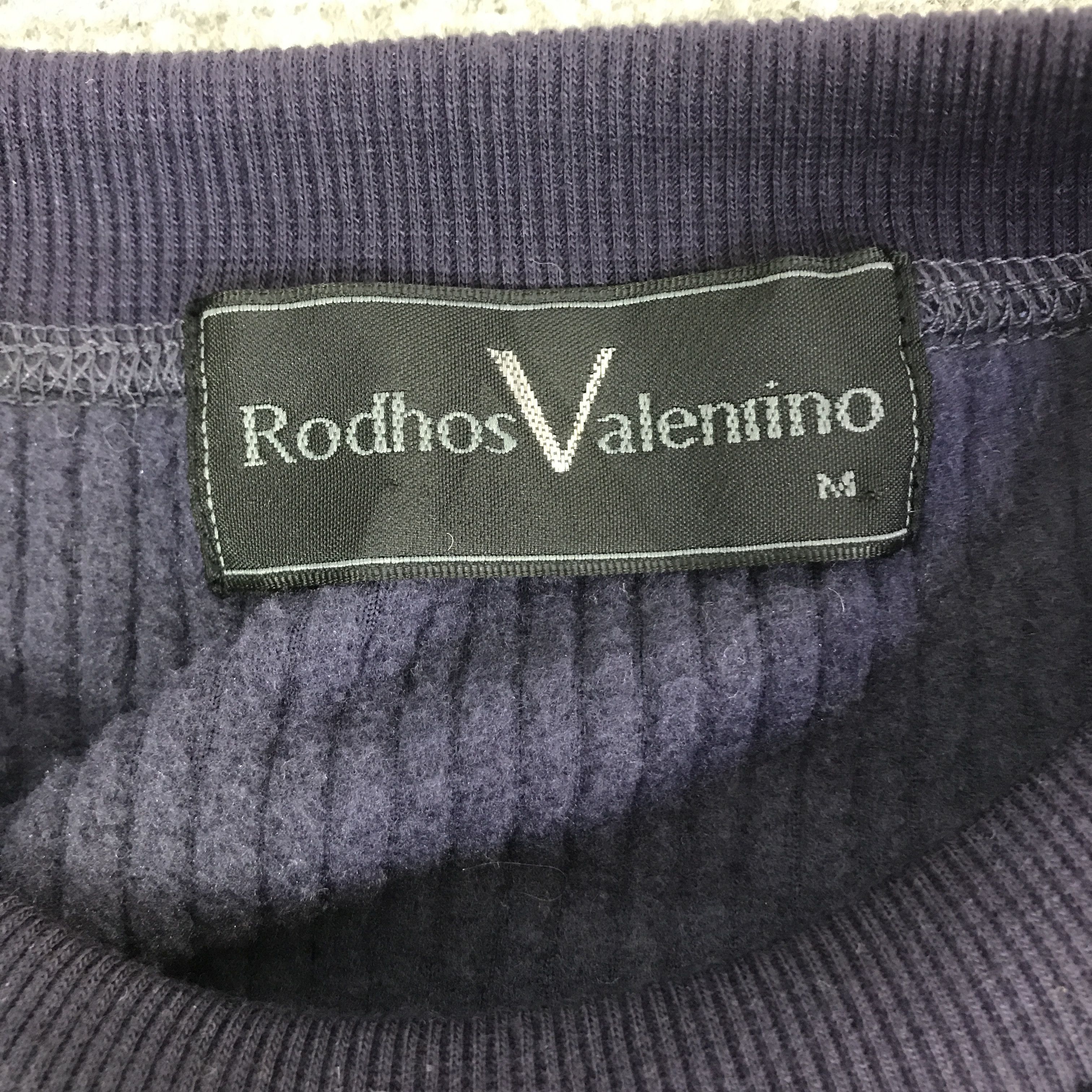 Japanese Brand rodhos valentino sweatshirt K114B22 Size US M / EU 48-50 / 2 - 9 Thumbnail