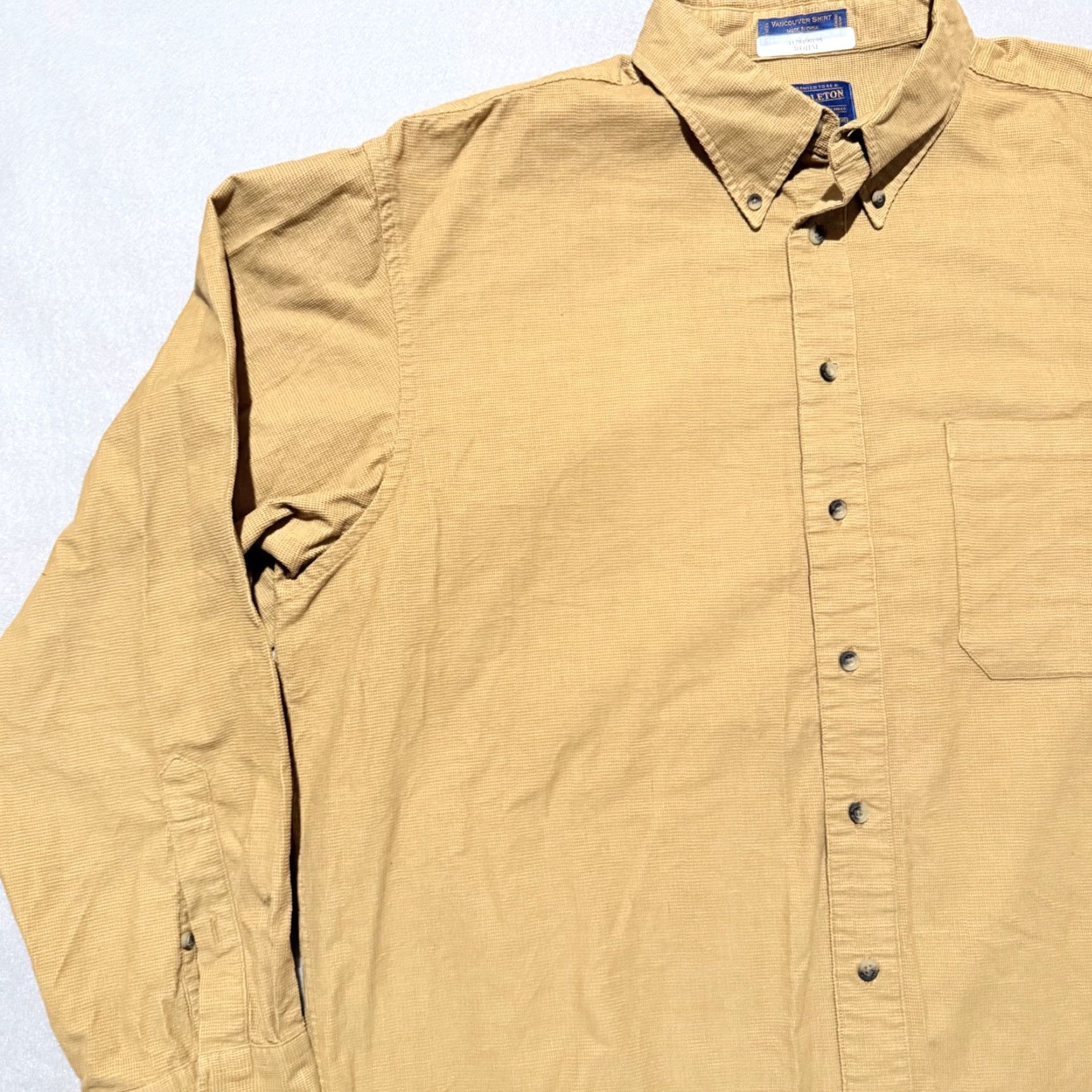 Pendleton VINTAGE Pendleton Vancouver Shirt Men Tan Beige Long Sleeve Button-Down 2XL Size US XXL / EU 58 / 5 - 4 Thumbnail