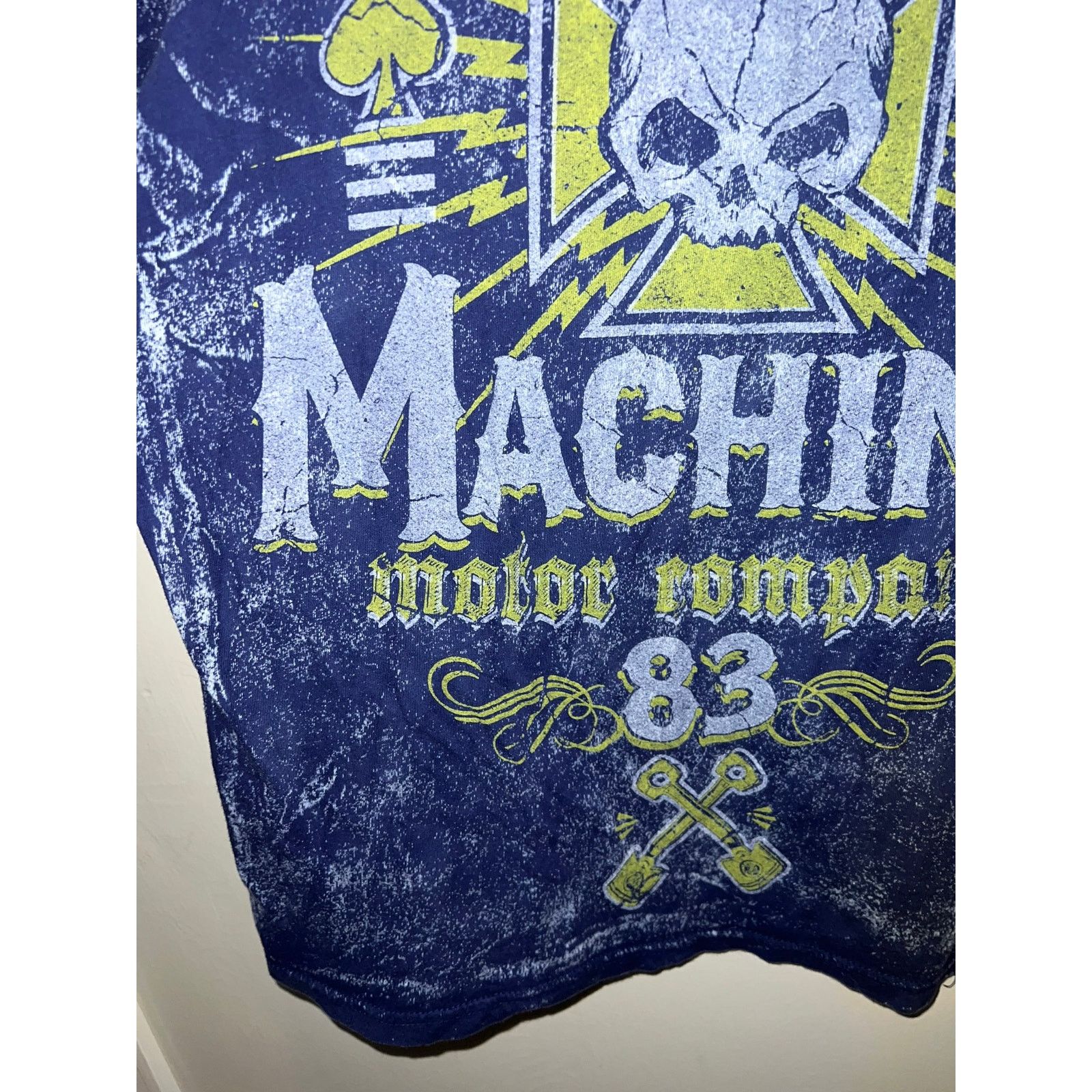 Vintage Y2K Custom Machine Shirt Motor Company AOP Tee 2000s Large Size US L / EU 52-54 / 3 - 9 Thumbnail