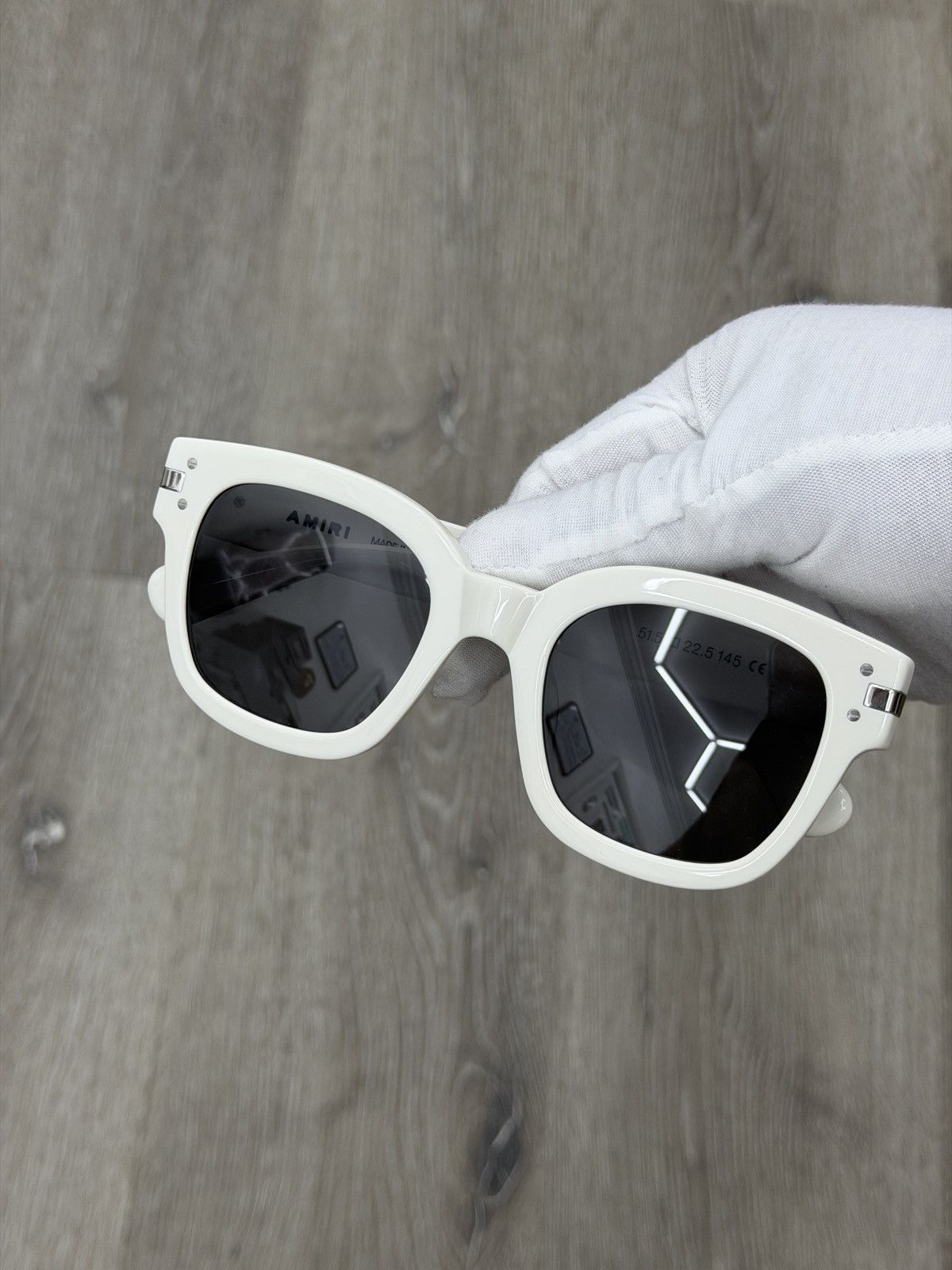 Amiri Amiri Men's Classic Logo Sunglasses Size ONE SIZE - 6 Thumbnail
