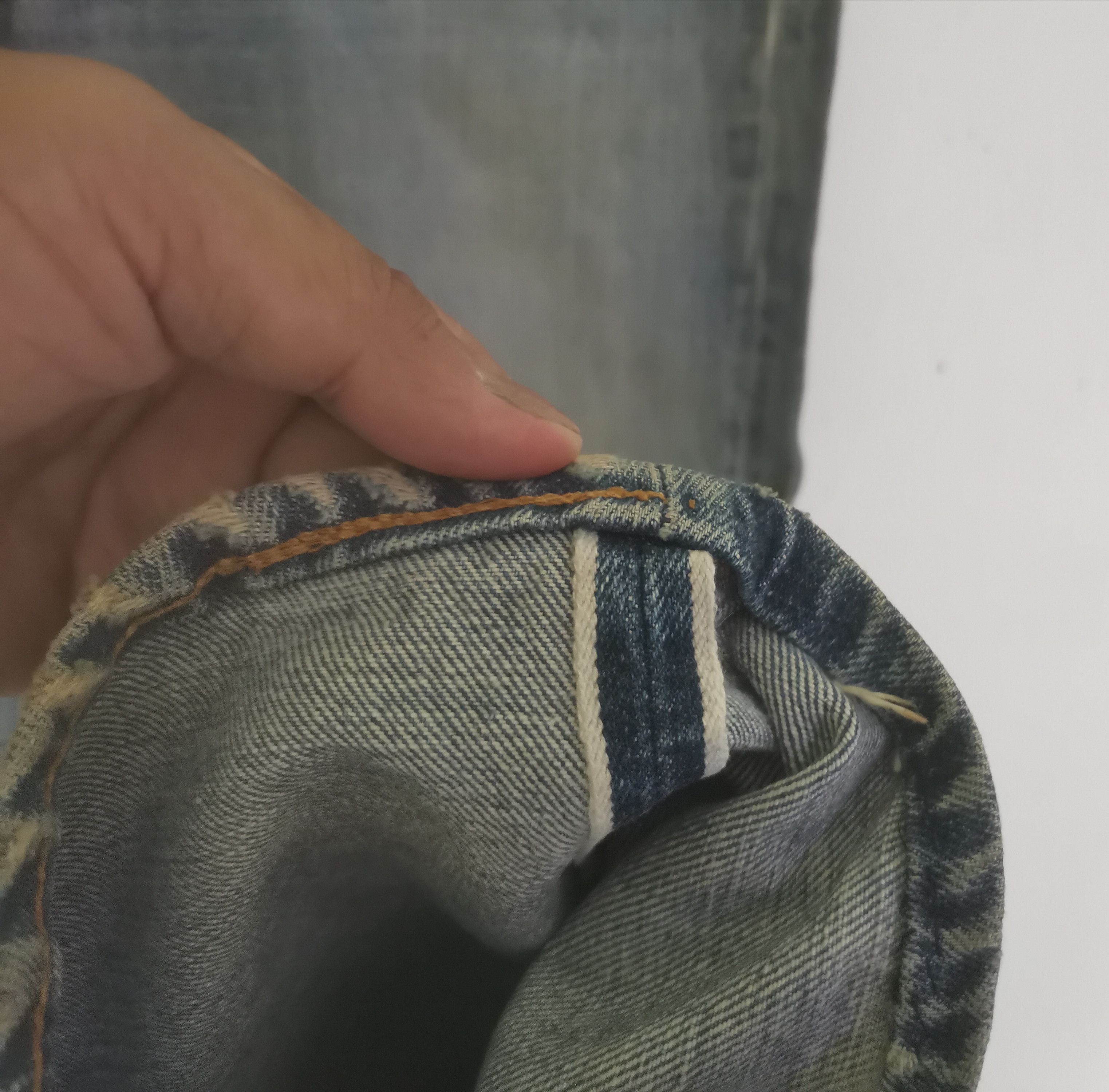Levi's Vintage Clothing × Vintage Rare vintage 70s Levi's red line small e stemp button no 2 Size US 29 - 4 Thumbnail