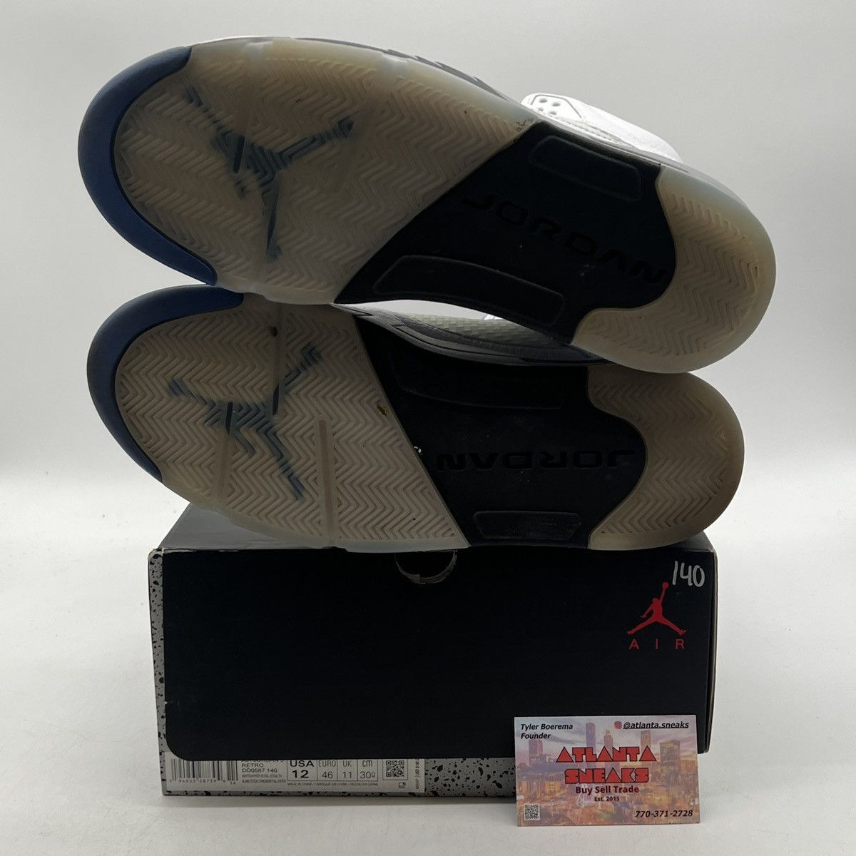 Jordan Brand Air Jordan 5 stealth 2.0 Size US 12 / EU 45 - 8 Thumbnail
