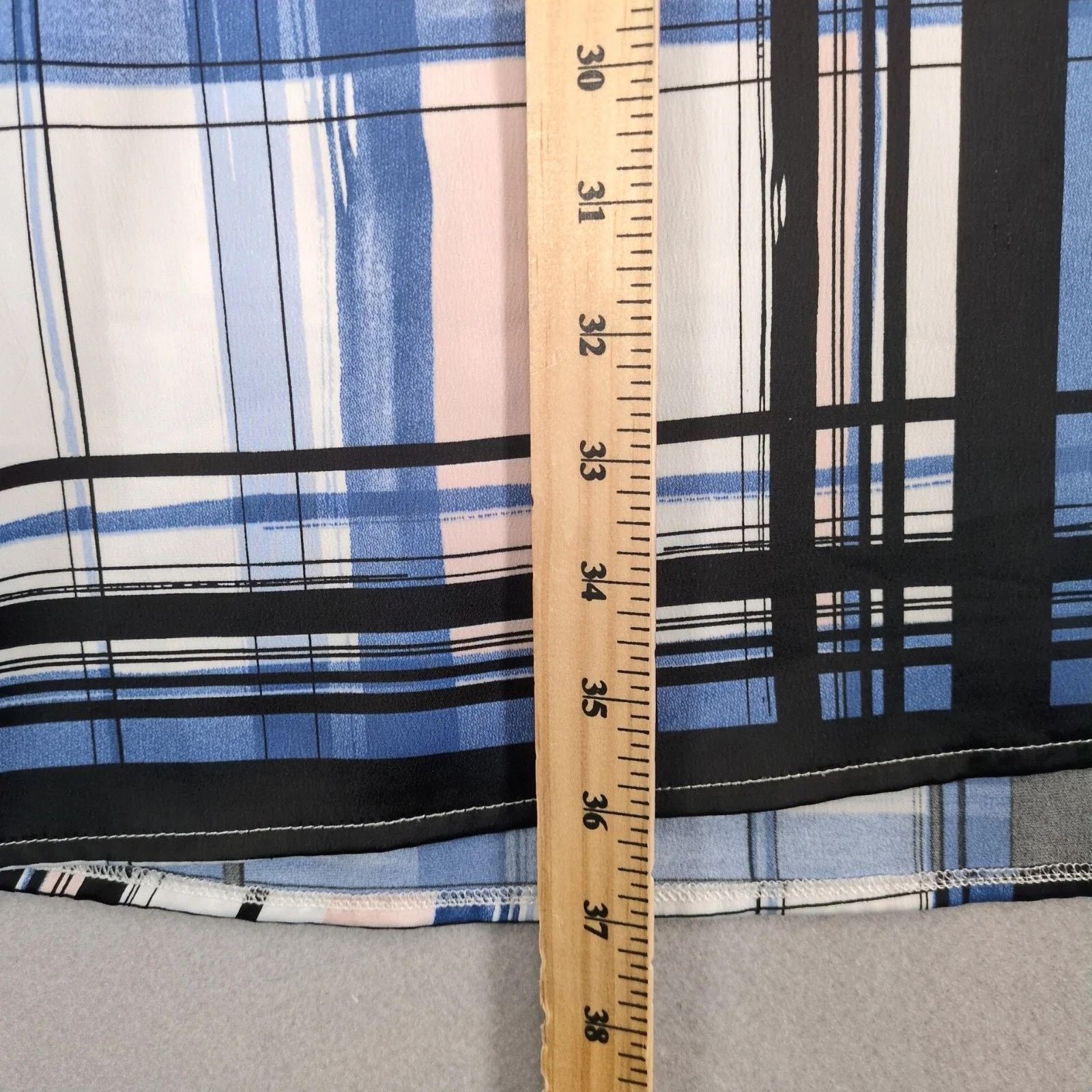 Other Eloquii Blue Plaid Boho Shift Dress Sz 16 Puff Sleeve Size XXL / US 16-18 / IT 52-54 - 7 Thumbnail