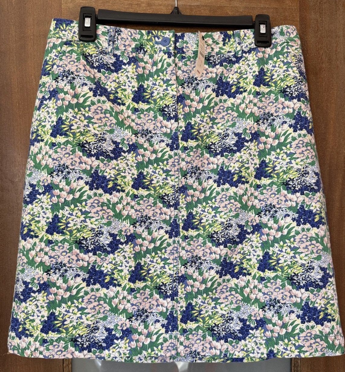 Robert Talbott Talbots Skirt Floral Lined Straight Pencil Size 6 NWT Size 28" / US 6 / IT 42 - 1 Thumbnail