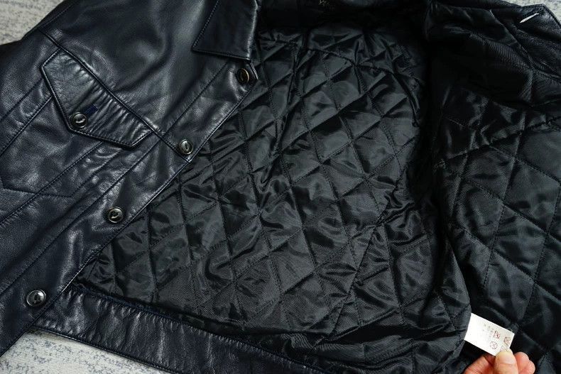 Yohji Yamamoto Yohji Yamamoto Yohji Yamamoto Leather Jacket Black Color Size US L / EU 52-54 / 3 - 7 Thumbnail
