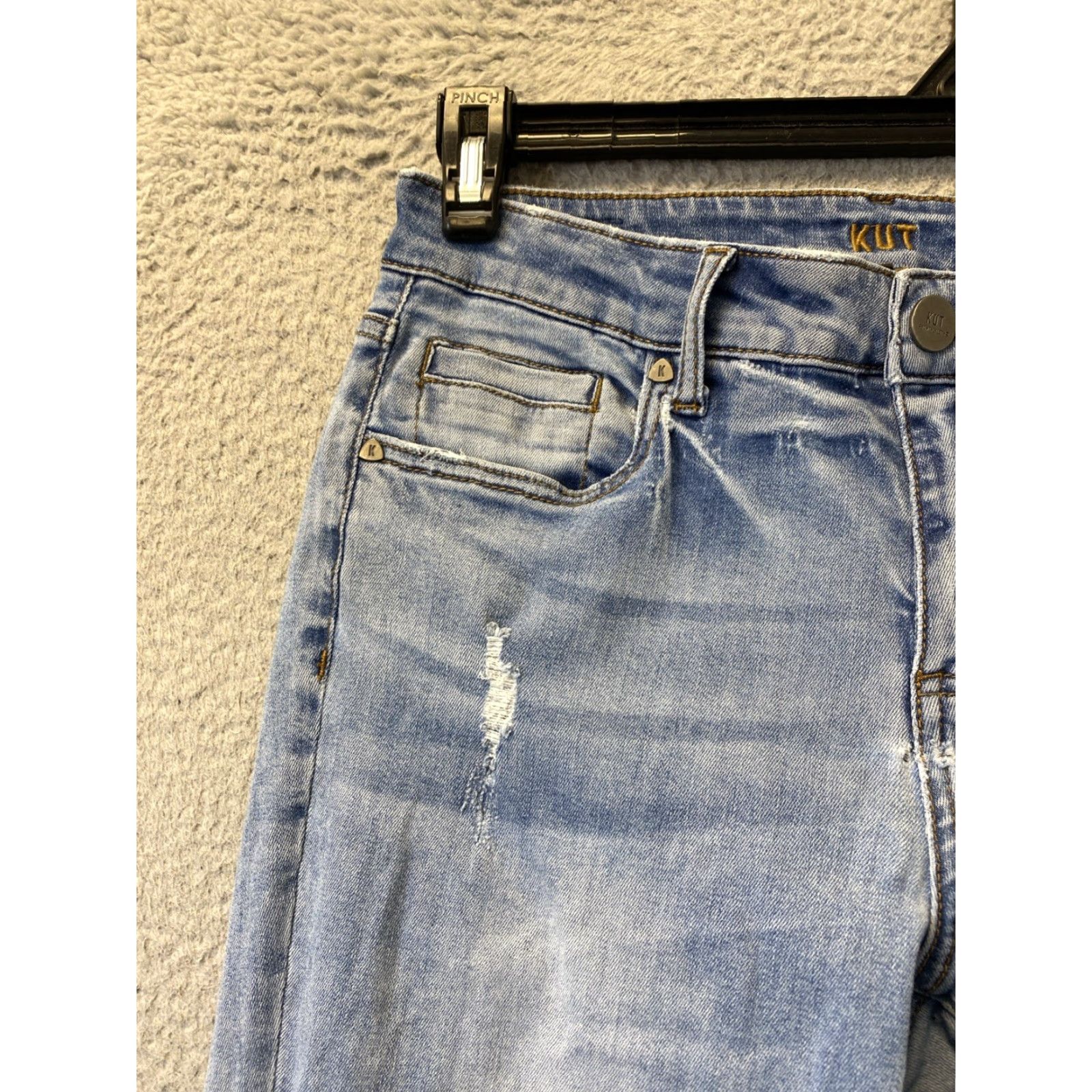 Vintage KUT from the kloth KUT from the Kloth Jeans Women 8 Blue Wash Stretch 159-18 Size 30" / US 8 / IT 44 - 5 Thumbnail