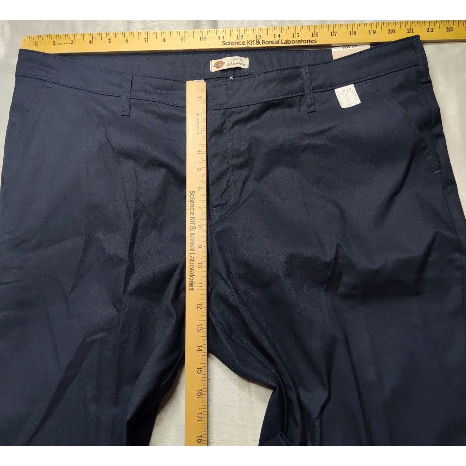 Dickies DICKIES Occupational Wear Women Plus 18W Chino Pants Blue 32" Inseam NEW Size 40" / US 18 - 4 Thumbnail