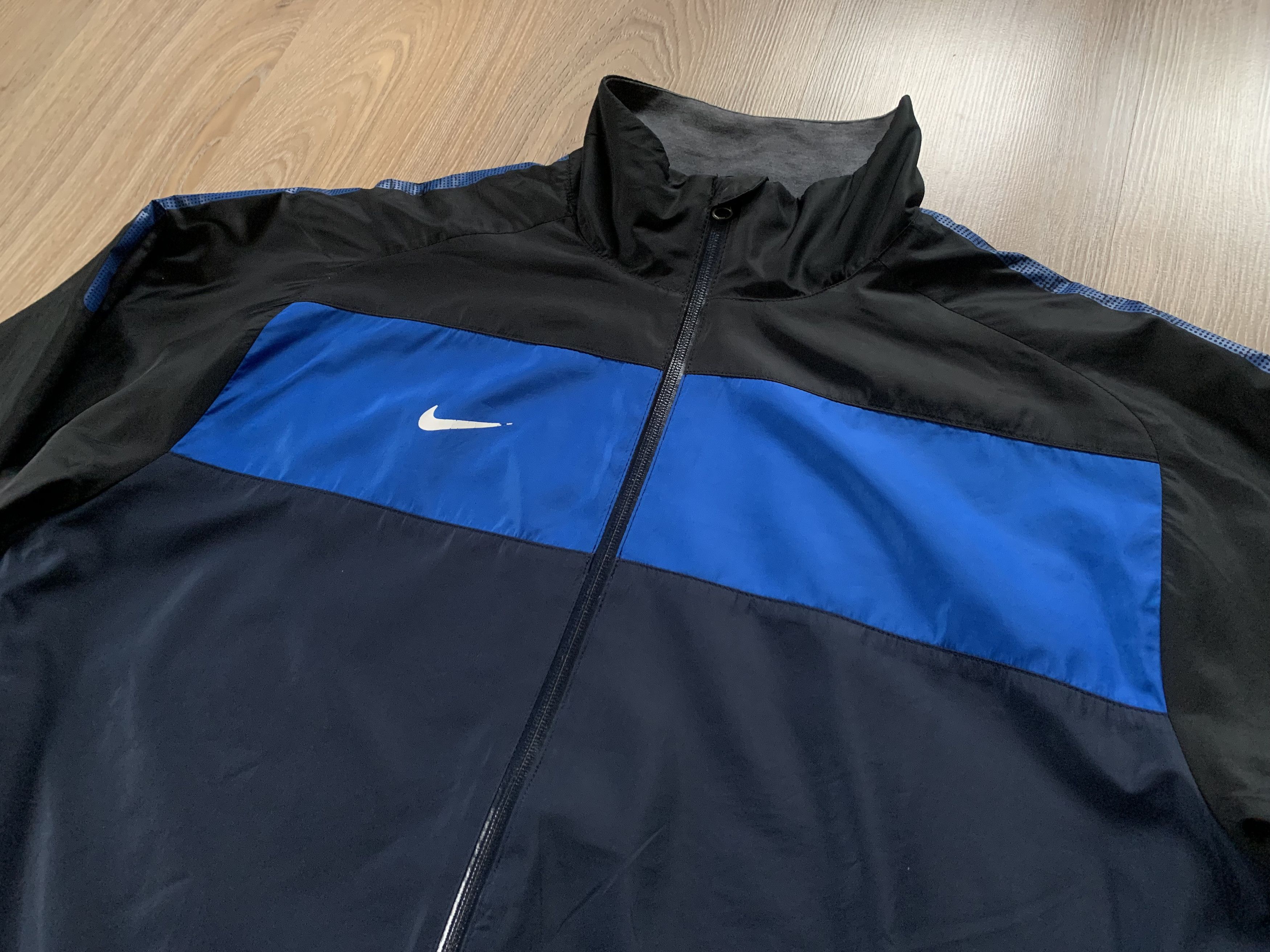 Nike Nike Storm-FIT Navy Blue Track Windbreaker Jacket Size US XL / EU 56 / 4 - 4 Thumbnail