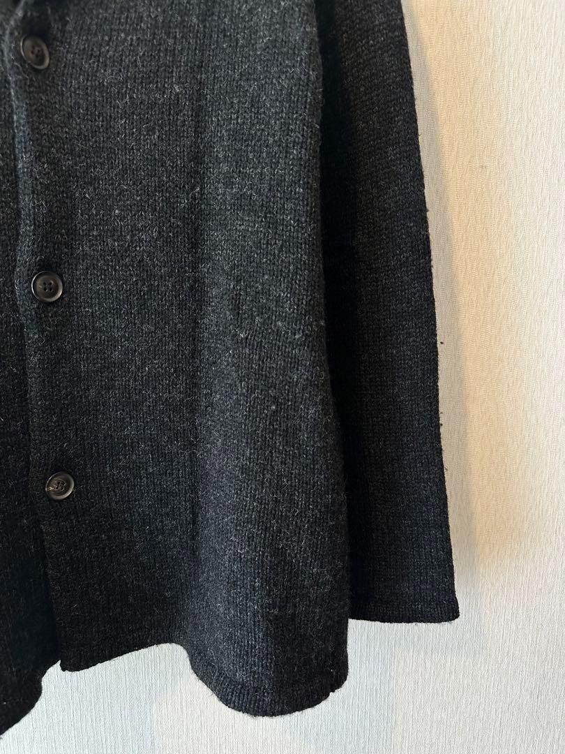 Yohji Yamamoto Yohji Yamamoto Wool Knit Jacket Size US L / EU 52-54 / 3 - 3 Thumbnail