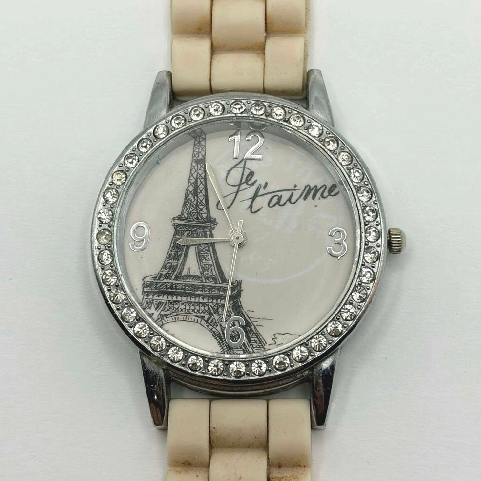 Other Silver & Cream Paris Men’s Watch Size ONE SIZE - 3 Thumbnail