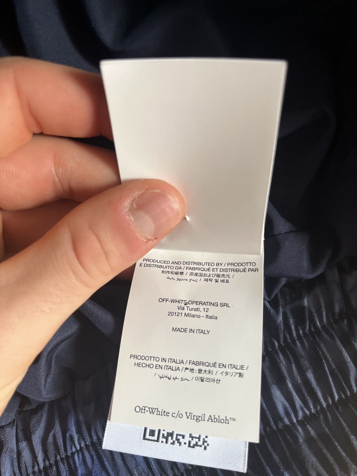 Off-White Off-White Raincoat Logo Jacquard Size US S / EU 44-46 / 1 - 12 Thumbnail