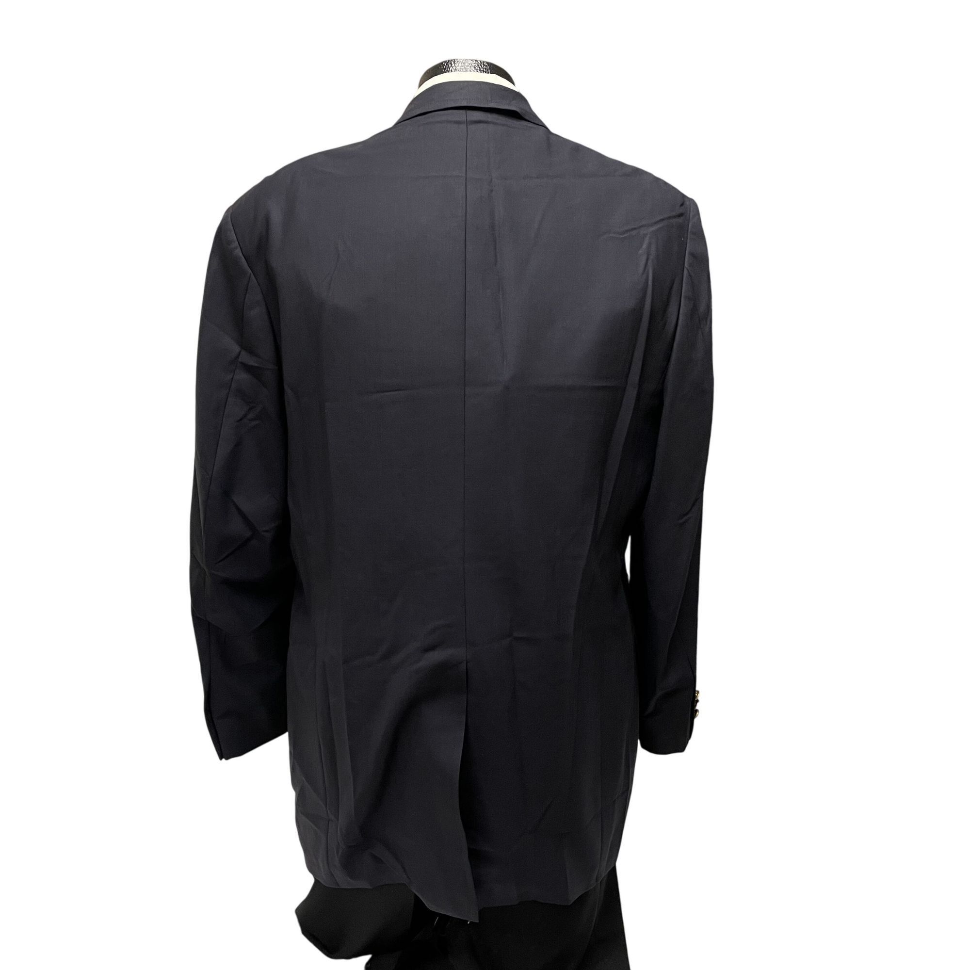 Brooks Brothers Vtg Brooks Brothers BROOKSEASE NAVY Blue Sport Coat Size 44L - 12 Thumbnail