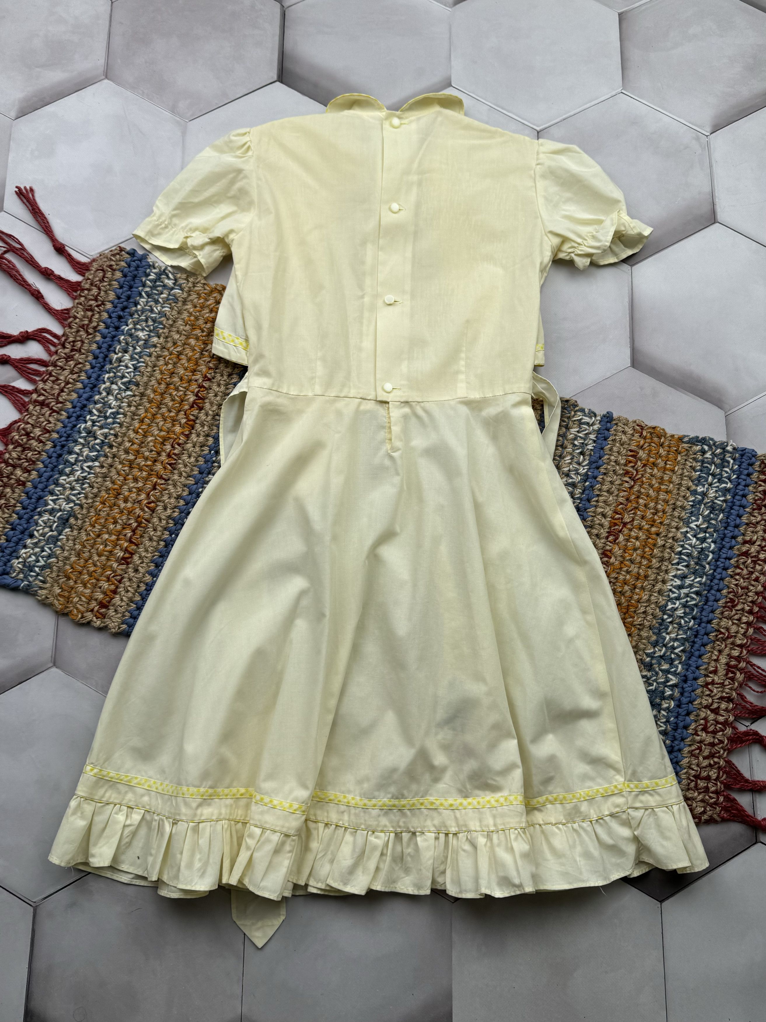 Vintage Vintage Retro Dress With Belt (ES9) Size XS / US 0-2 / IT 36-38 - 8 Thumbnail