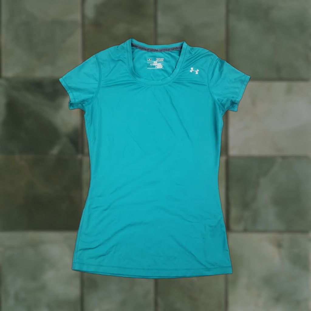 Under Armour Under Armour Women's Blue Short Sleeve T-Shirt Extra Small Size XS / US 0-2 / IT 36-38 - 1 Thumbnail