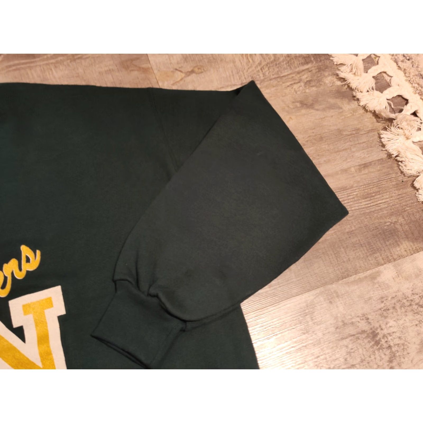 Jerzees Vintage 90's Holy Name Catholic Crusaders Sweatshirt Green Made USA Michigan EUC Brand JERZEES Size XL Cartoon? No. Size US XL / EU 56 / 4 - 5 Thumbnail