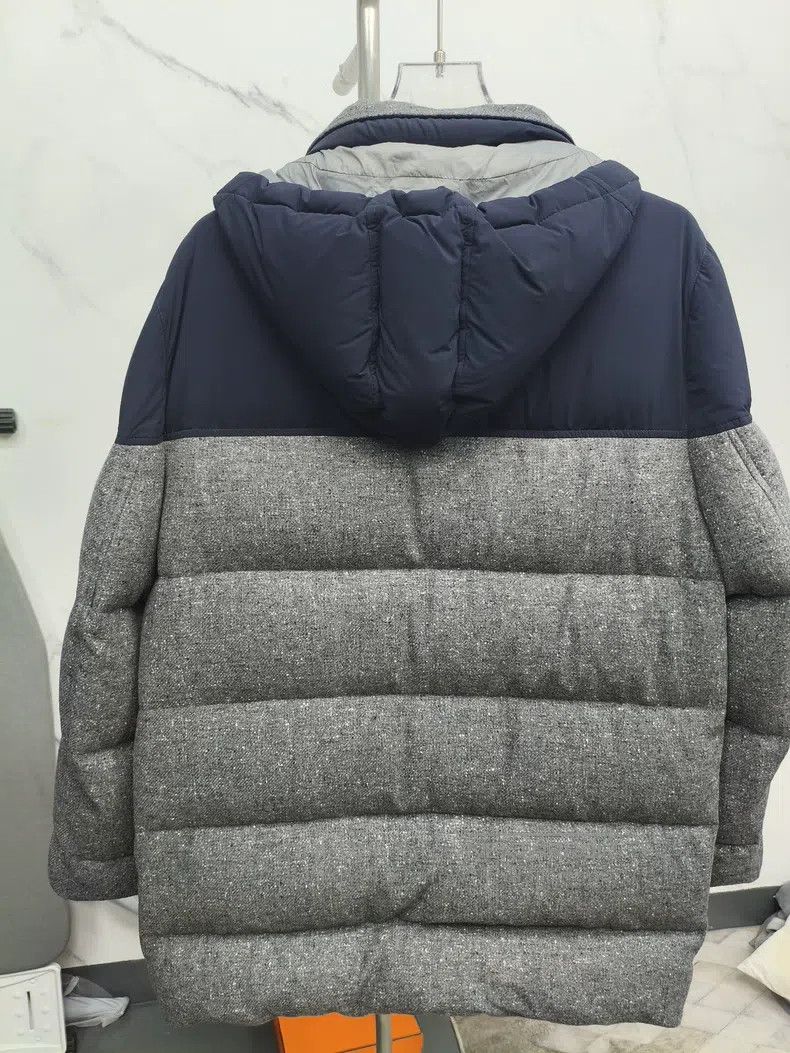 Brunello Cucinelli Brunello Cucinelli Autumn/Winter Wool Cashmere Down Jacket Size US M / EU 48-50 / 2 - 4 Thumbnail