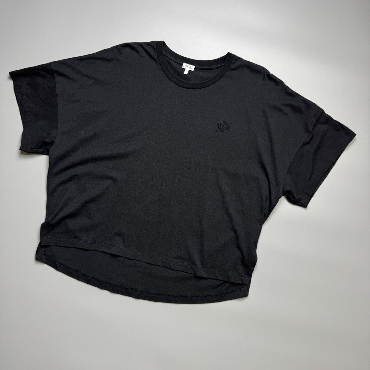 Loewe Loewe - Anagram Boxy Cropped Embroidered Logo - Shirt Size XS / US 0-2 / IT 36-38 - 2 Thumbnail