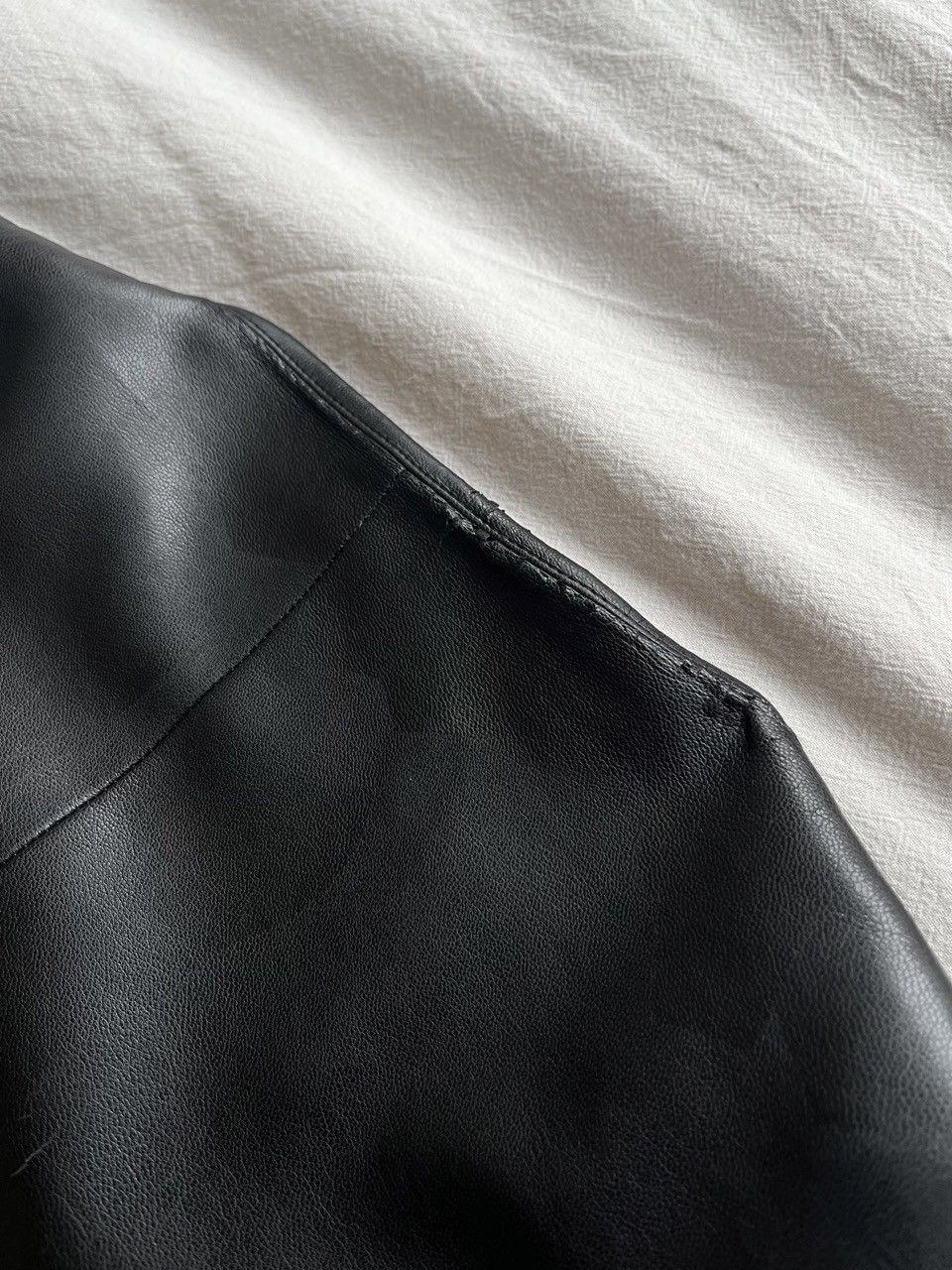 Other Untitled Collective New York - Rare Faux Leather Jacket (L) Size US L / EU 52-54 / 3 - 8 Thumbnail