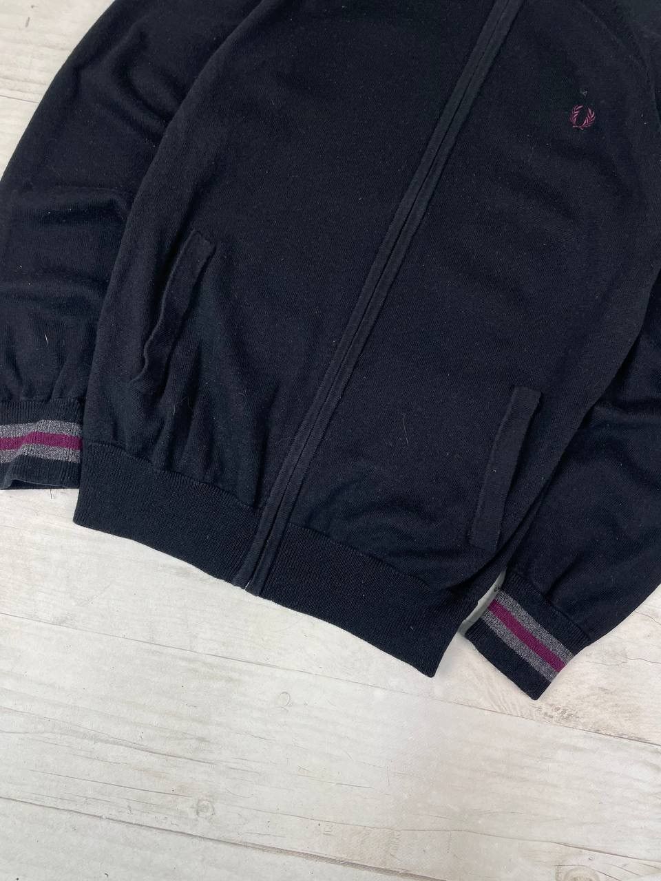 Fred Perry Fred Perry Wool Sweater Full Zip Knit Bomber Size US S / EU 44-46 / 1 - 3 Thumbnail