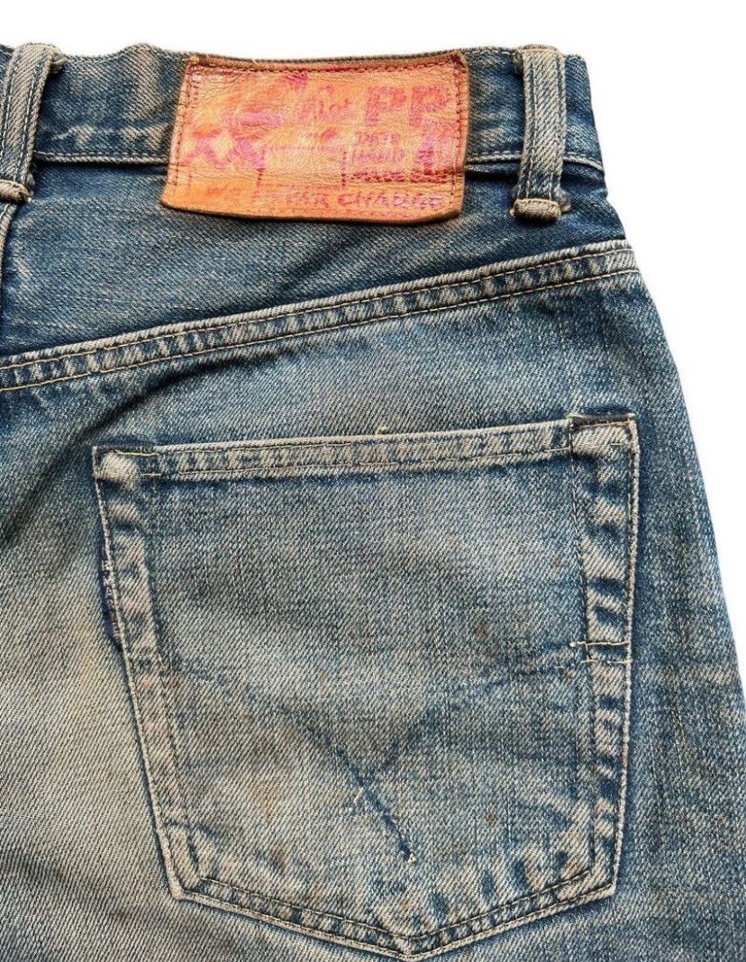 Blue Blue Japan Vintage Blue Blue Japan Selvedge Distressed Rusty Jeans 29 Size US 29 - 9 Thumbnail