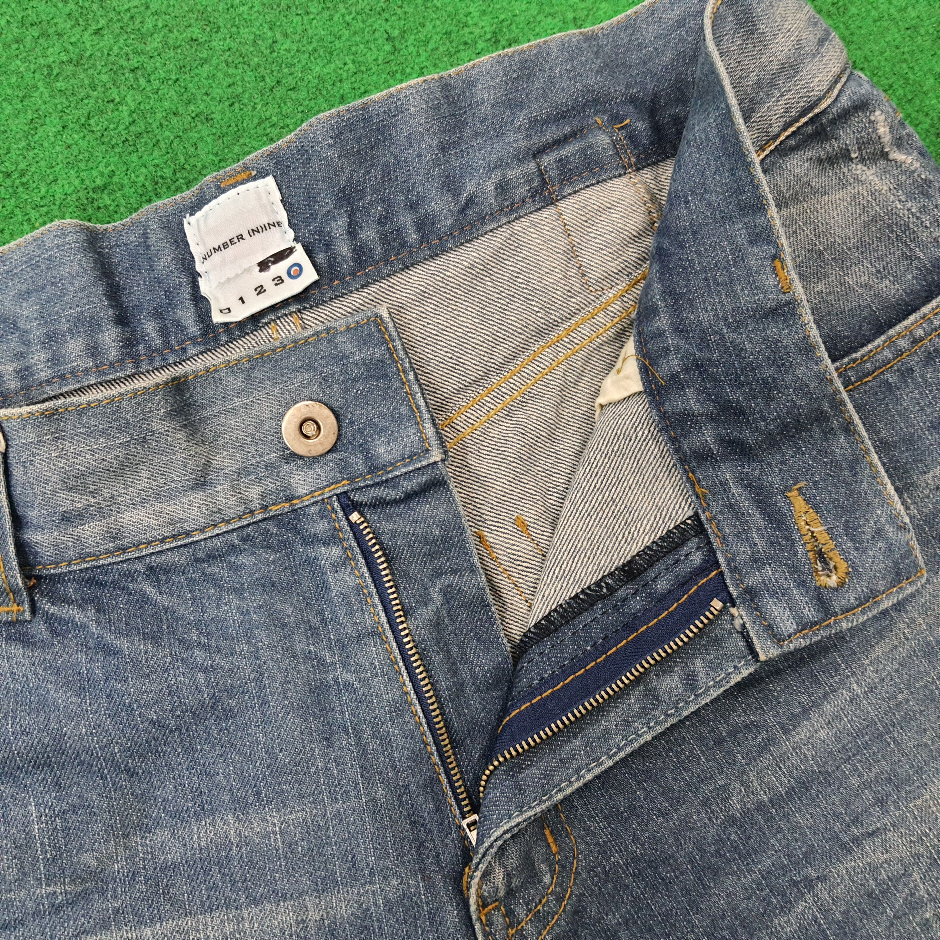 Number (N)ine Vintage Number Nine Japan Straight Denim Jeans C272N4 Size US 33 - 6 Thumbnail