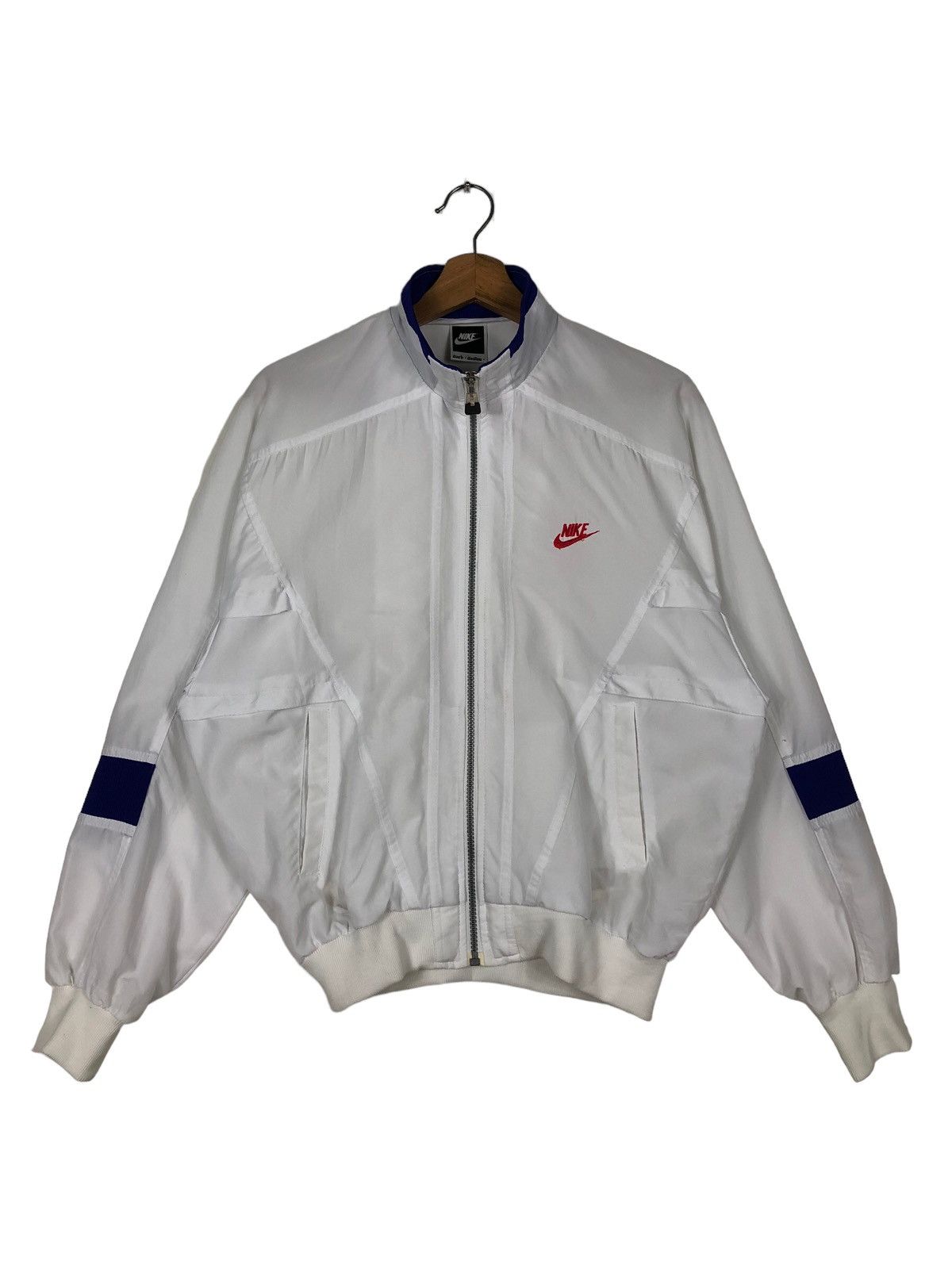 Nike 🔥90’s Bomber Jacket Nike Big Swoosh Size US M / EU 48-50 / 2 - 1 Thumbnail