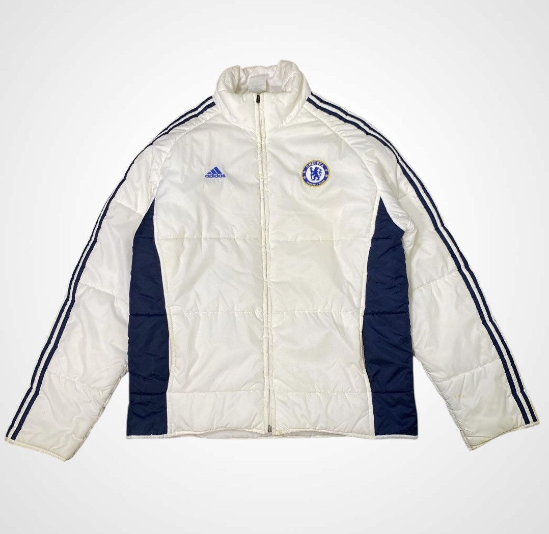 Adidas Vintage 2000s Adidas X Chelsea Puffer Jacket Size US L / EU 52-54 / 3 - 3 Thumbnail