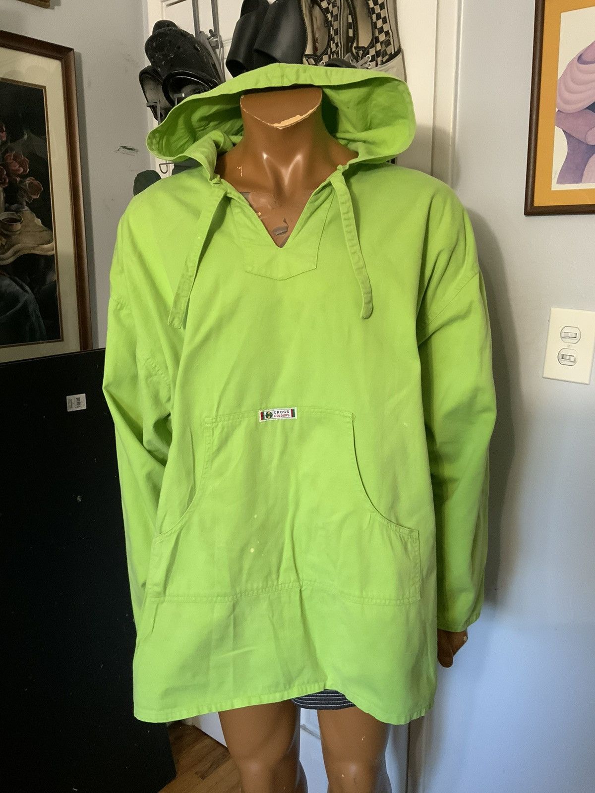Cross Colours × Vintage Vintage Cross Colours YA Dig Baja Poncho Pullover Hoodie Size US XL / EU 56 / 4 - 9 Thumbnail