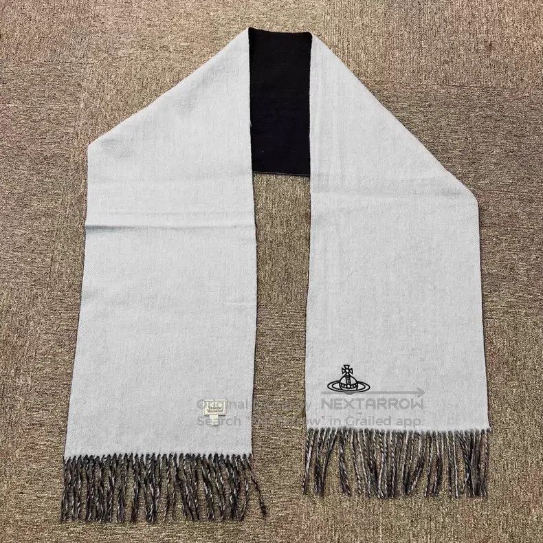 Vivienne Westwood Vivienne Westwood Navy fringed double-sided Saturn embroid Size ONE SIZE - 4 Thumbnail