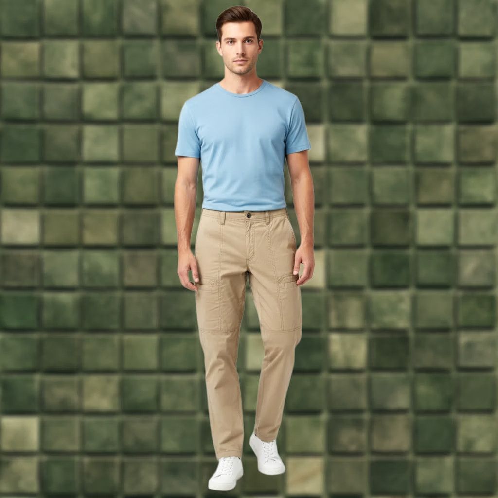 Duluth Trading Company Duluth Trading Co Cargo Pants Men 32x30 Khaki Relaxed Fit Nylon Spandex Pockets Moisture Wicking Quick Dry Water Resistant Straight Leg Casual Size US 32 / EU 48 - 1 Thumbnail