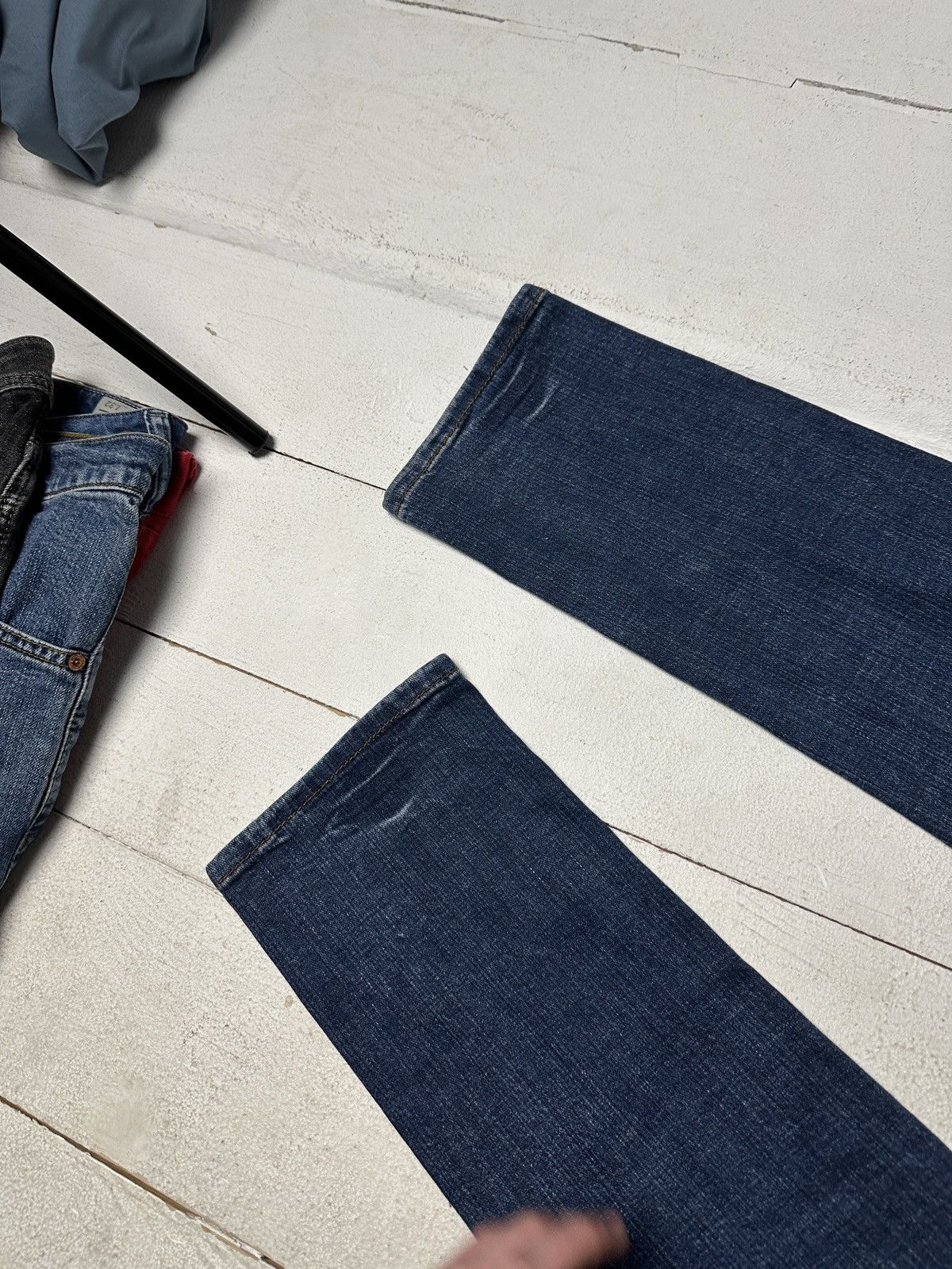 Moschino 🚨 RARE MOSCHINO WITH LOGO WOMEN DENIM JEANS Size 29" - 9 Thumbnail
