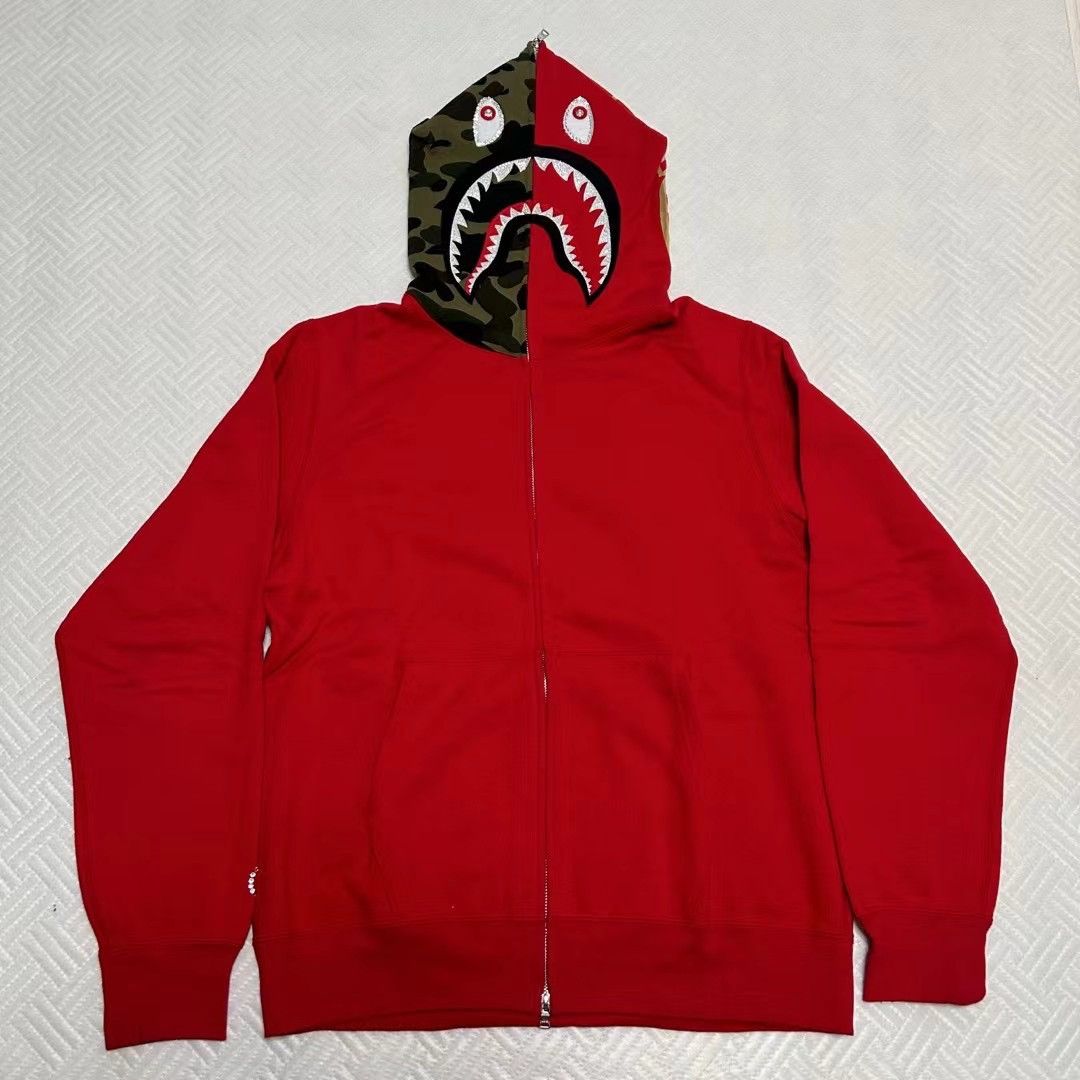 Bape LIMITED SHARK FULL ZIP HOODIE Size US XL / EU 56 / 4 - 1 Thumbnail