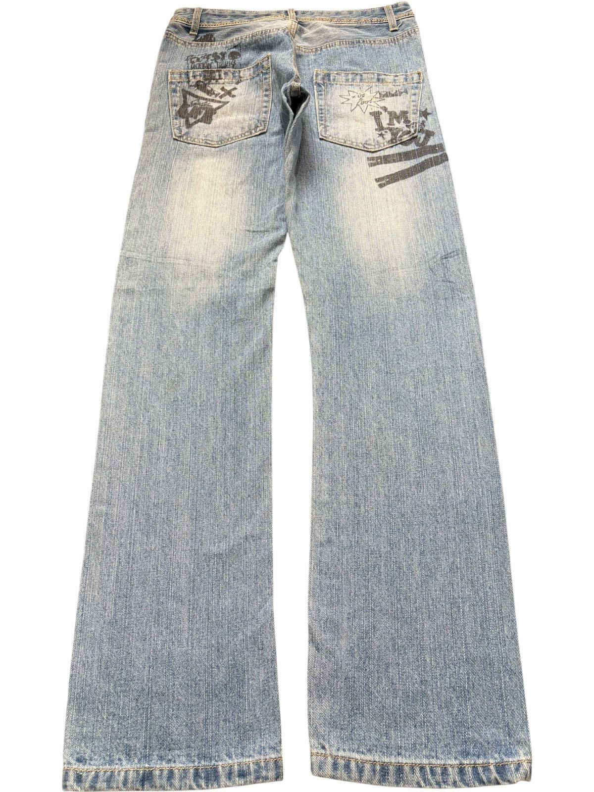 Dsquared2 Vintage Japanese Brand Rock N Roll Distressed Jeans Size 29" - 2 Thumbnail