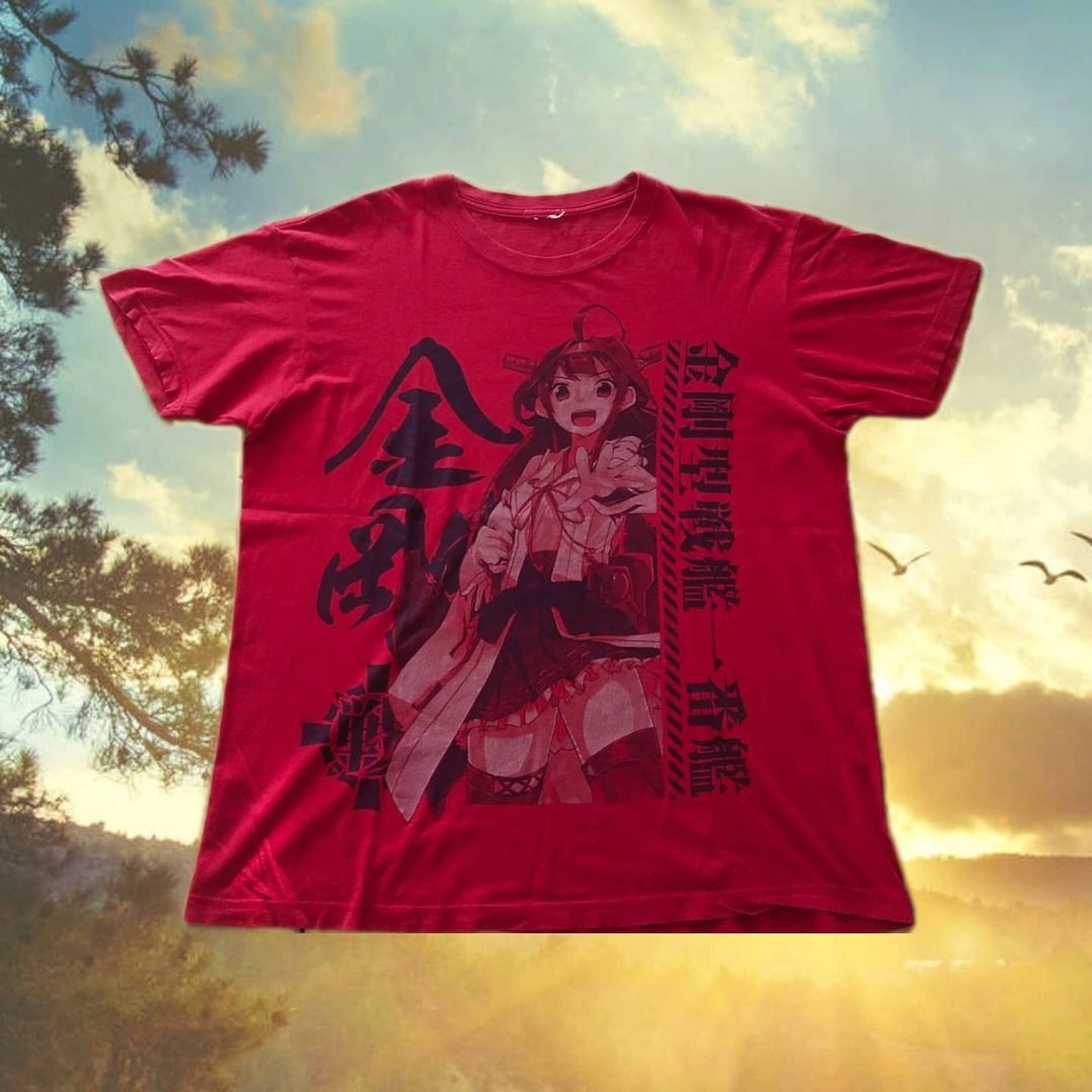 Anime Kantai Collection Kancolle Kongou Anime Game Tees Size US L / EU 52-54 / 3 - 1 Thumbnail