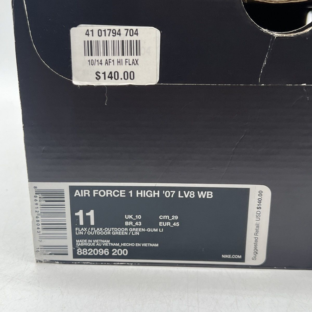 Nike Air Force 1 high 07 lv8 wb flax Size US 11 / EU 44 - 6 Thumbnail