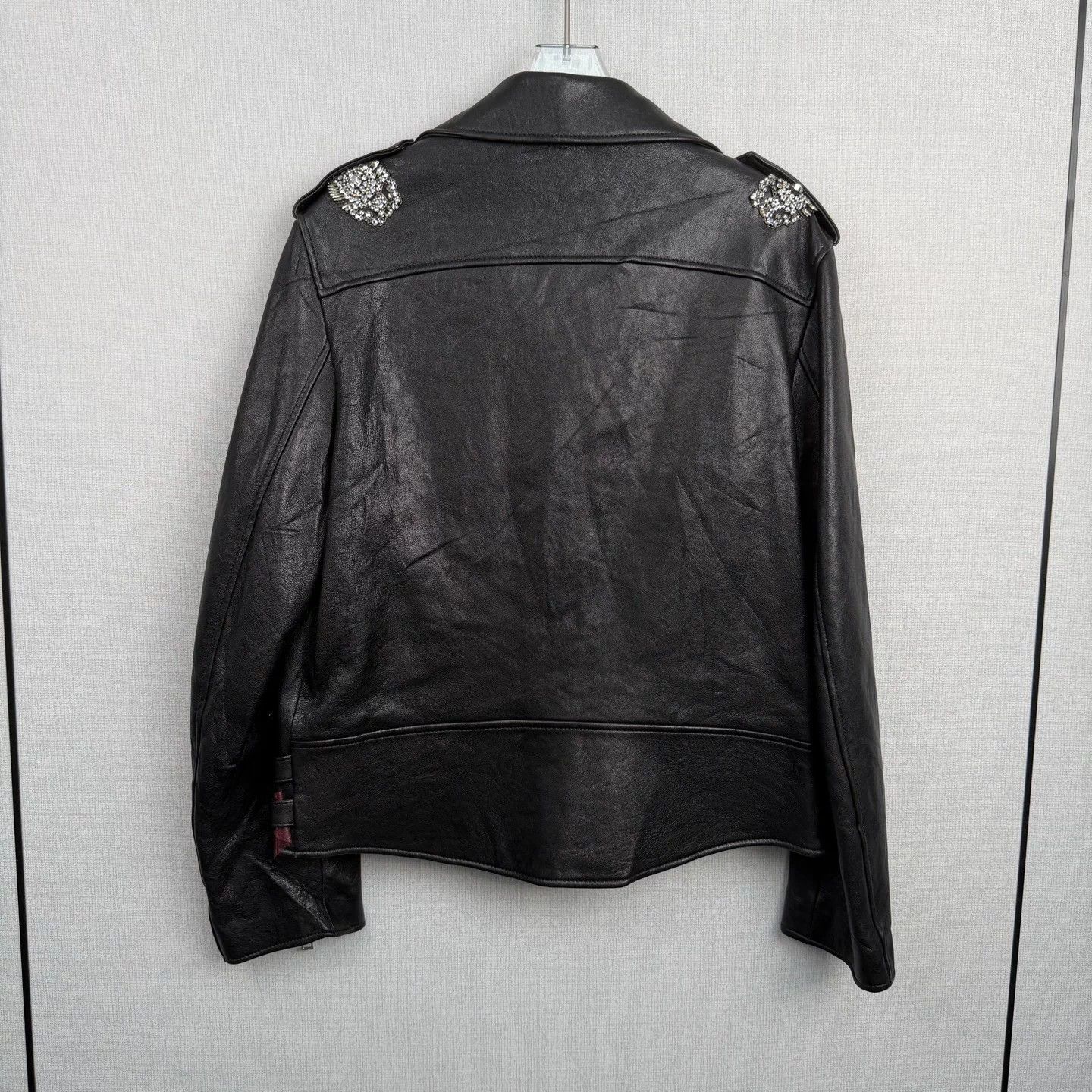 Gucci tt0102 Gucci runway leather jacket, Size L / US 10 / IT 46 - 2 Thumbnail