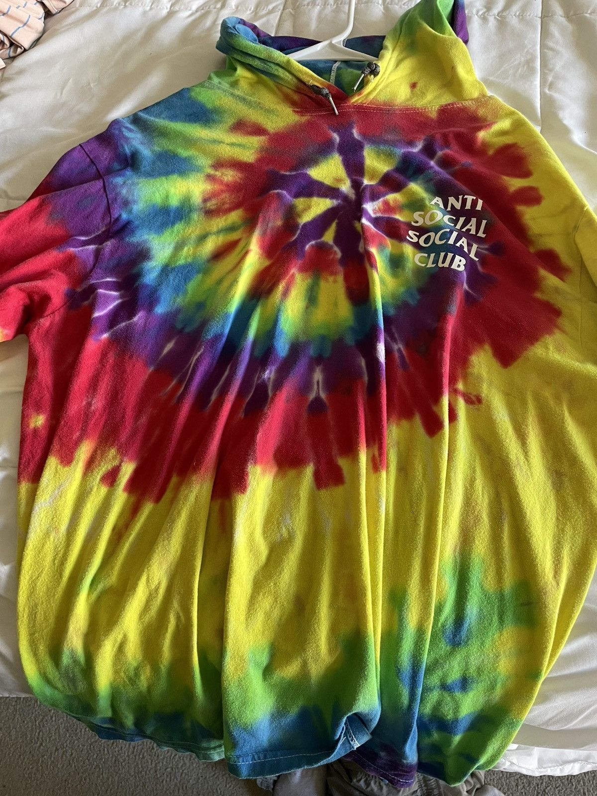 Anti Social Social Club Tie Dye ASSC Hoodie Size US L / EU 52-54 / 3 - 2 Thumbnail