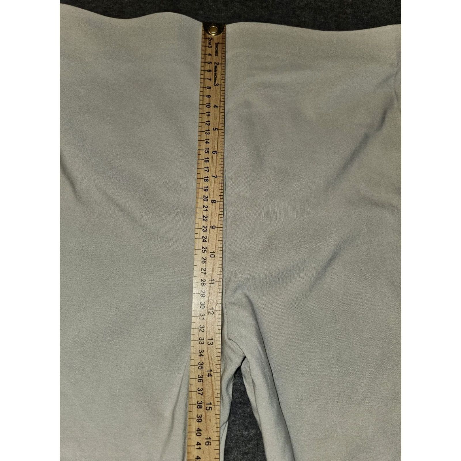 Vintage Motherhood Pants Women's Medium Tan Straight Leg Pullon Stretch Made in USA Size 32" / US 10 / IT 46 - 4 Thumbnail