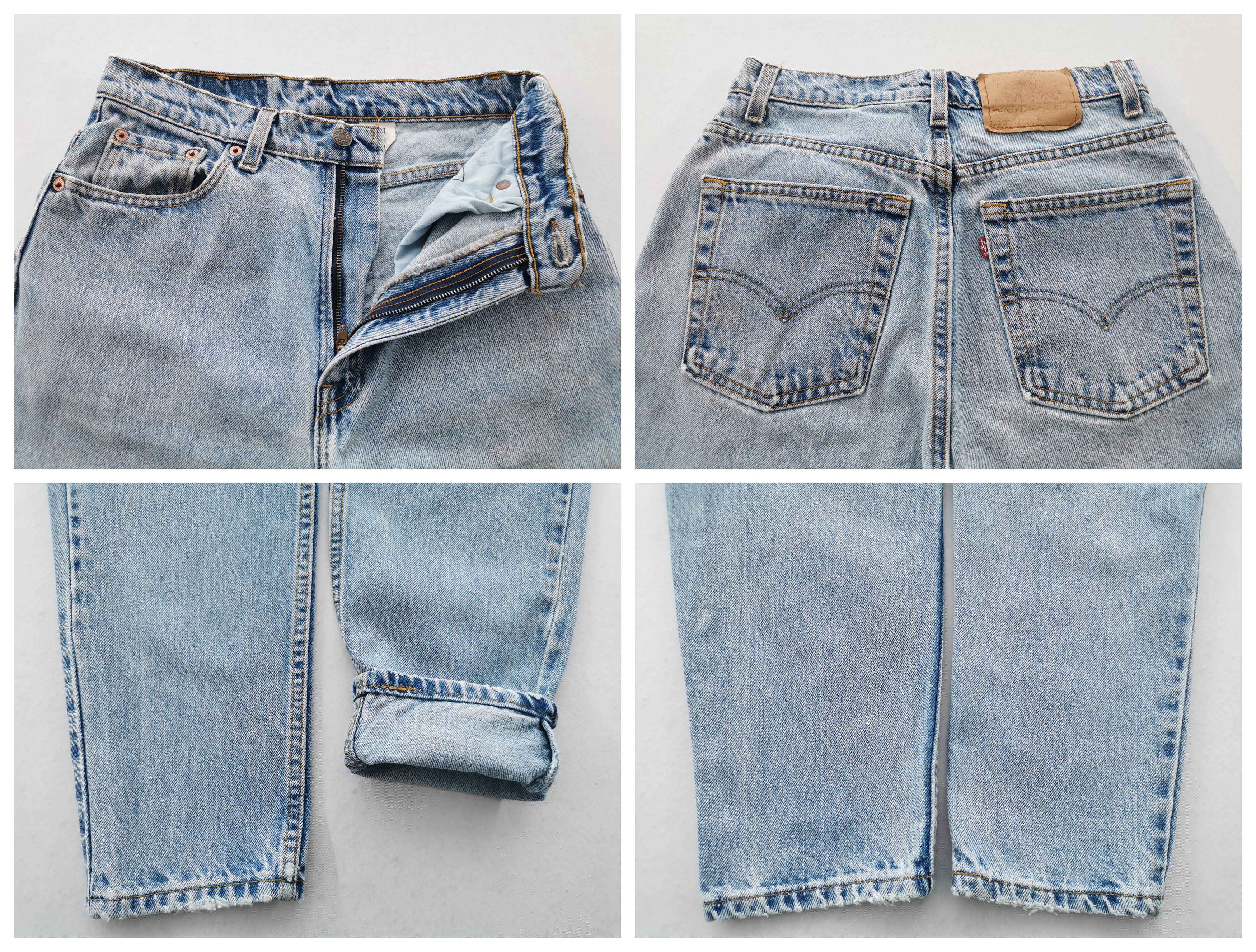 Levi's Vintage Levis Lot 512 Denim Jeans Made In USA Waist 29 Size US 29 - 7 Thumbnail