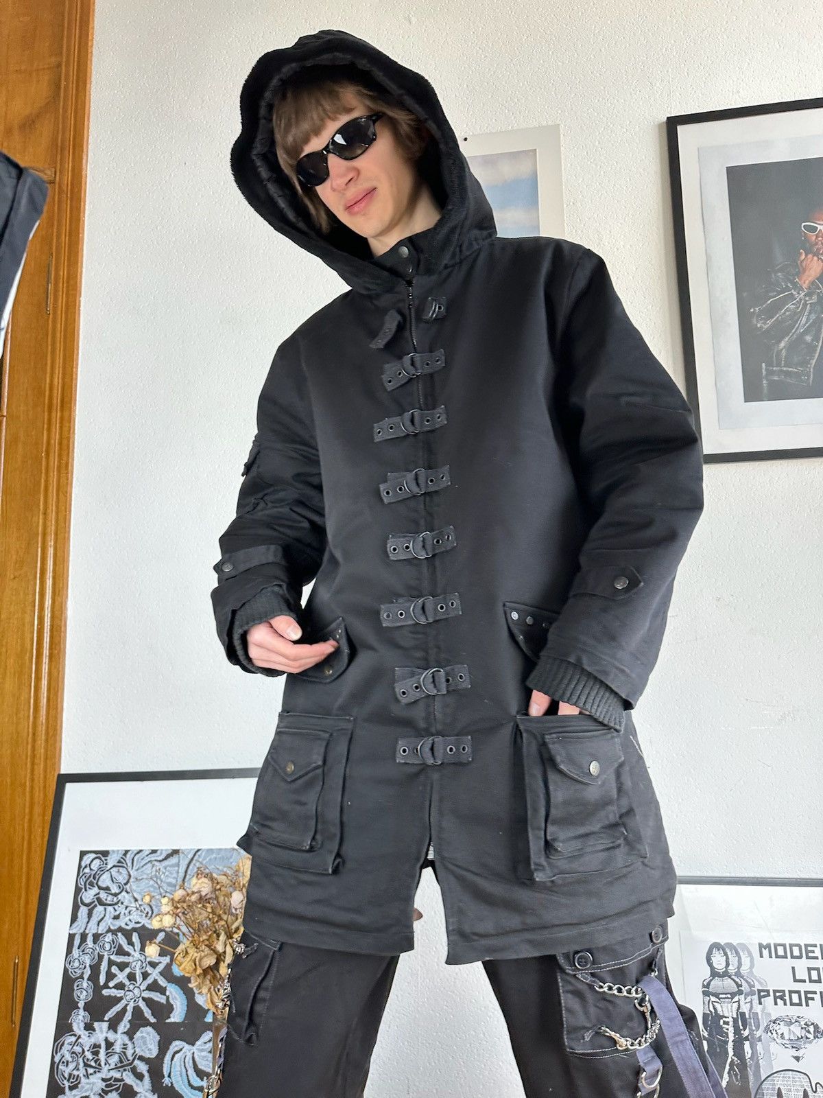 Crazy Vintage Y2K Tripp NYC style jacket Gothic Punk Opium