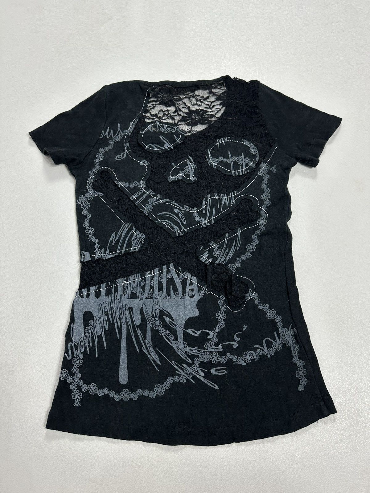 Japanese Brand MKR Japanese Sparkling Skull Punk Bondage Tshirt Size M / US 6-8 / IT 42-44 - 11 Thumbnail