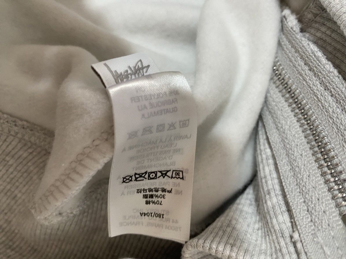 Stussy Gray Basic Logo sweatshirt with front-back print, new Size US XL / EU 56 / 4 - 16 Thumbnail