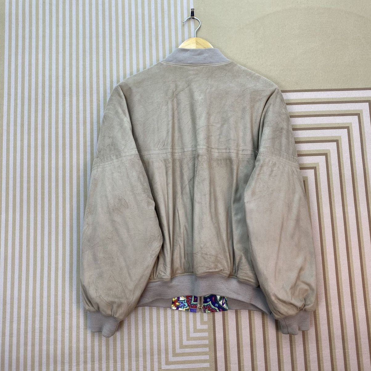 Issey Miyake 🫶 Issey Miyake Style Sporutino Fullprint Bomber Reversible Size US M / EU 48-50 / 2 - 9 Thumbnail