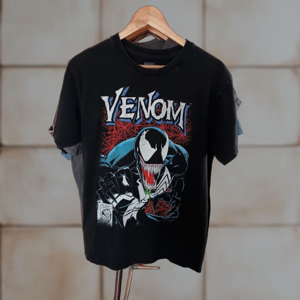 Vintage VINTAGE Venom Marvel T-shirt Men M Black Book Cover 1 Comics Venom T-Shirt Mens Size US M / EU 48-50 / 2 - 1 Thumbnail