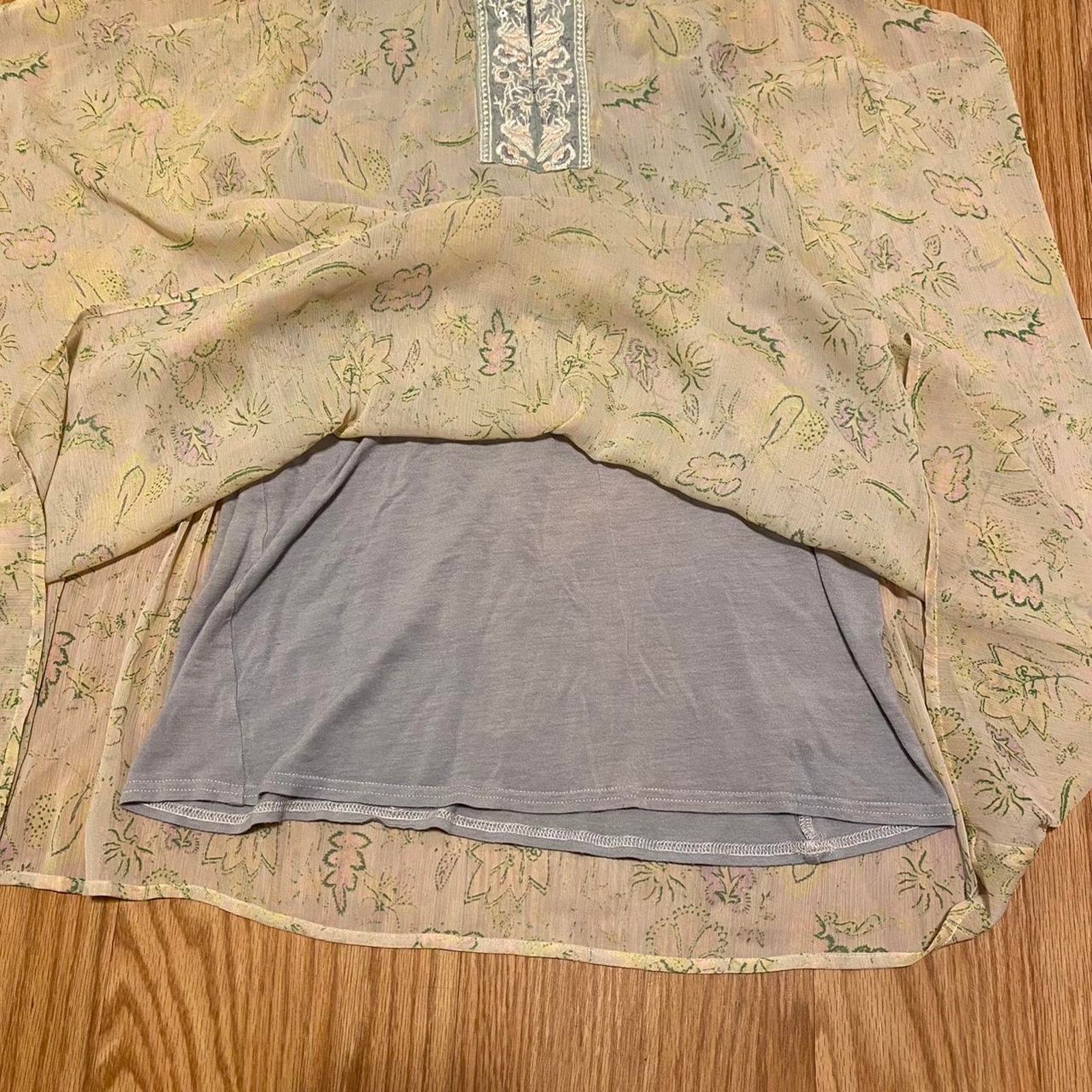 Free People We the Free blouse Size L / US 10 / IT 46 - 4 Thumbnail