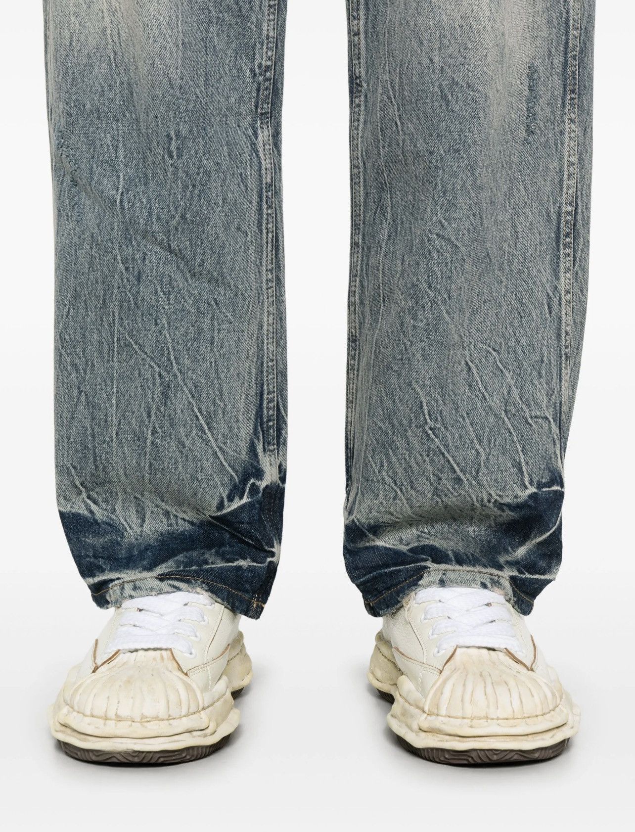 Represent Clo. Represent R3 Distressed Baggy Jeans Blue W33 – Premium Size US 33 - 24 Thumbnail